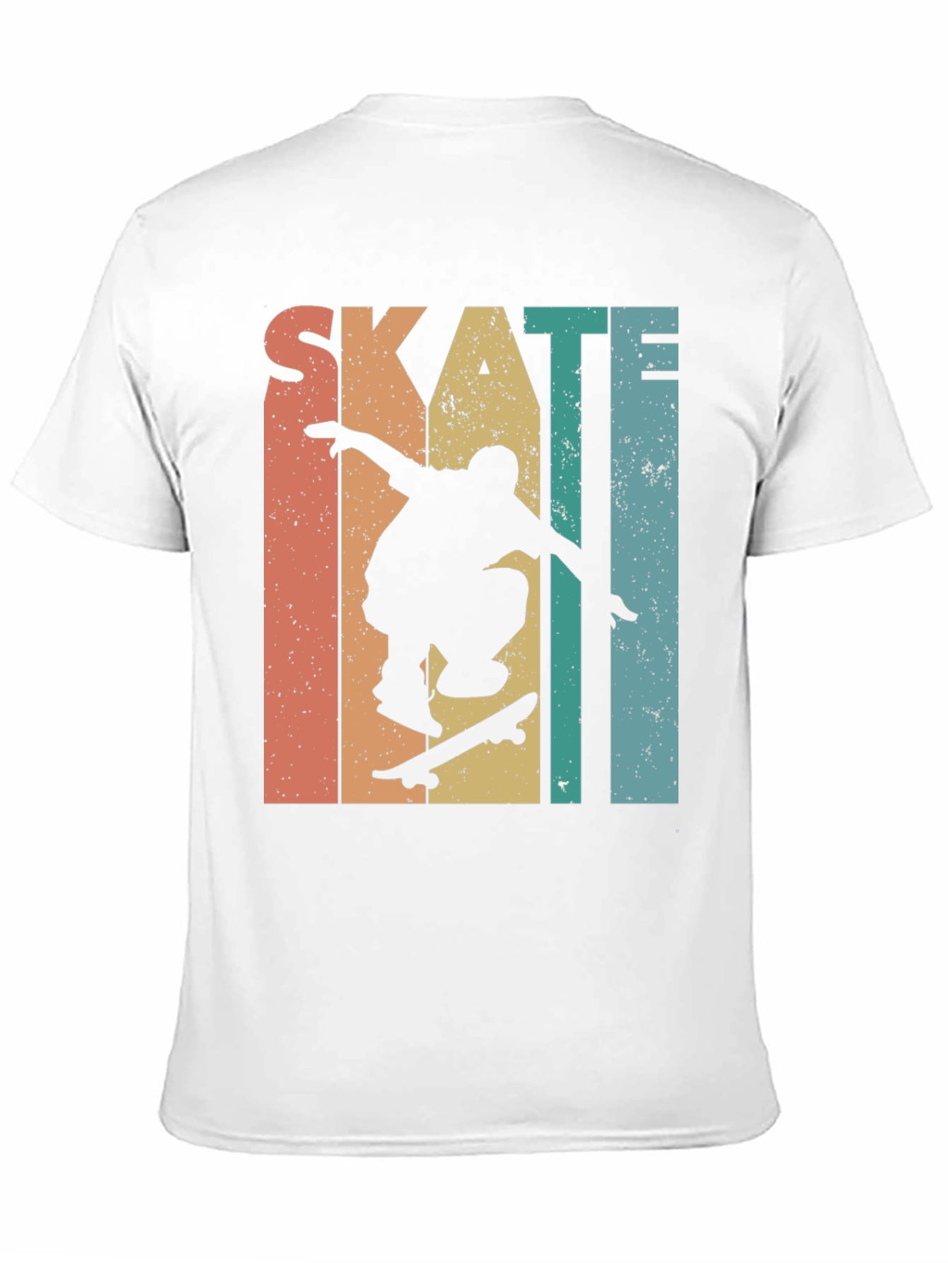 Black Skateboarding Retro Graphic Tee - Black view 11