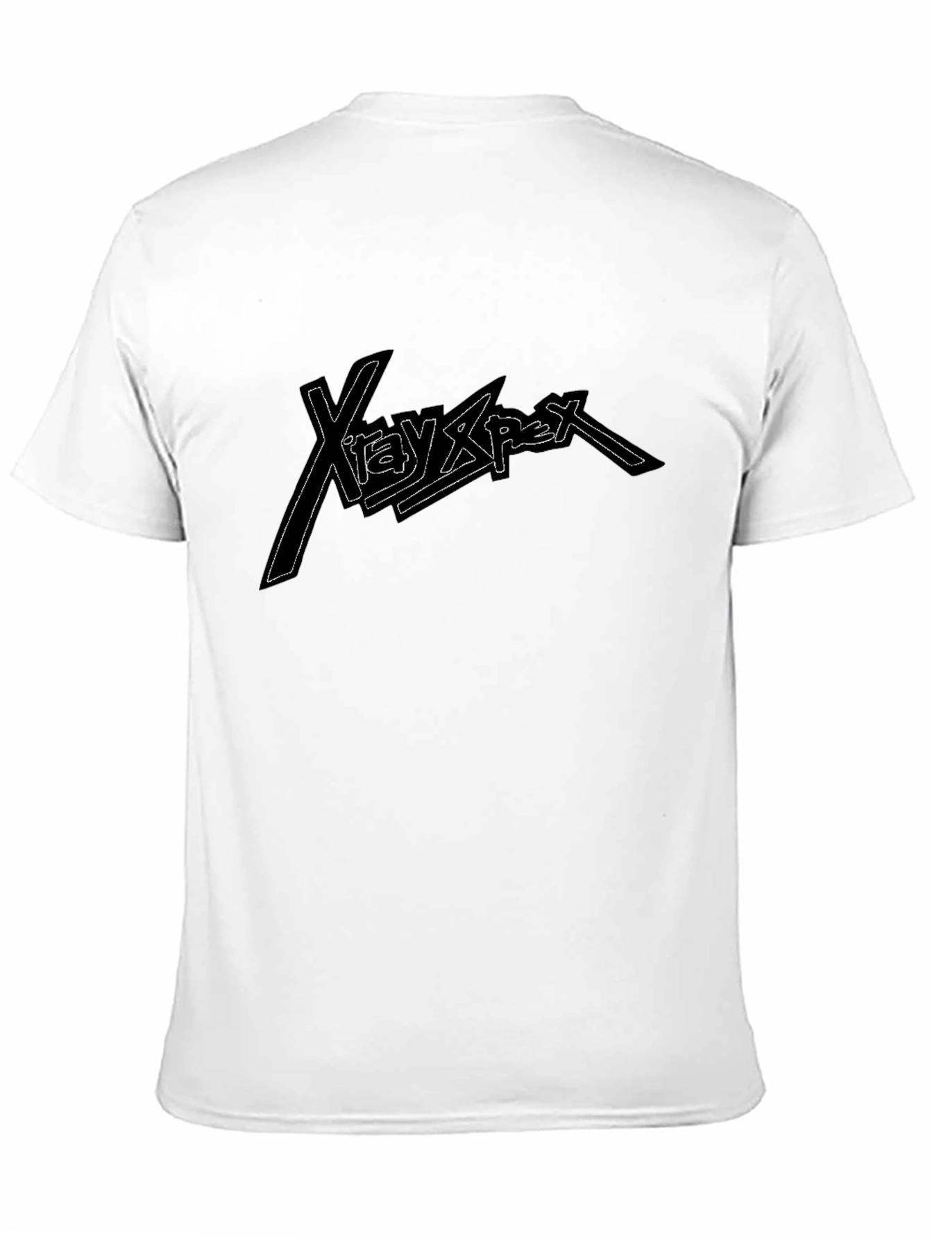 Black Xray Spex Band Logo Black T-Shirt view 11