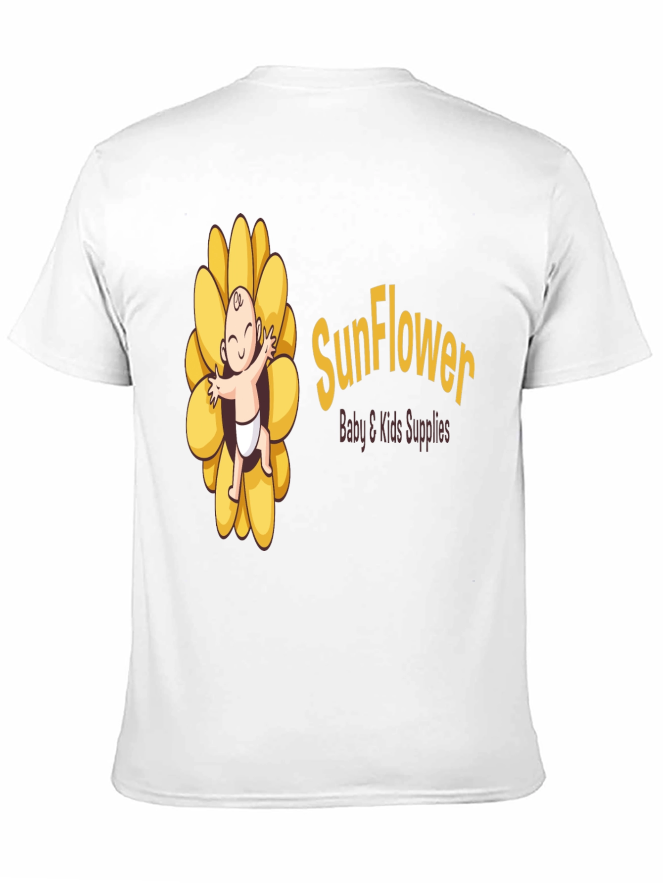 Black Sunflower Baby & Kids Supplies Black T-Shirt view 11