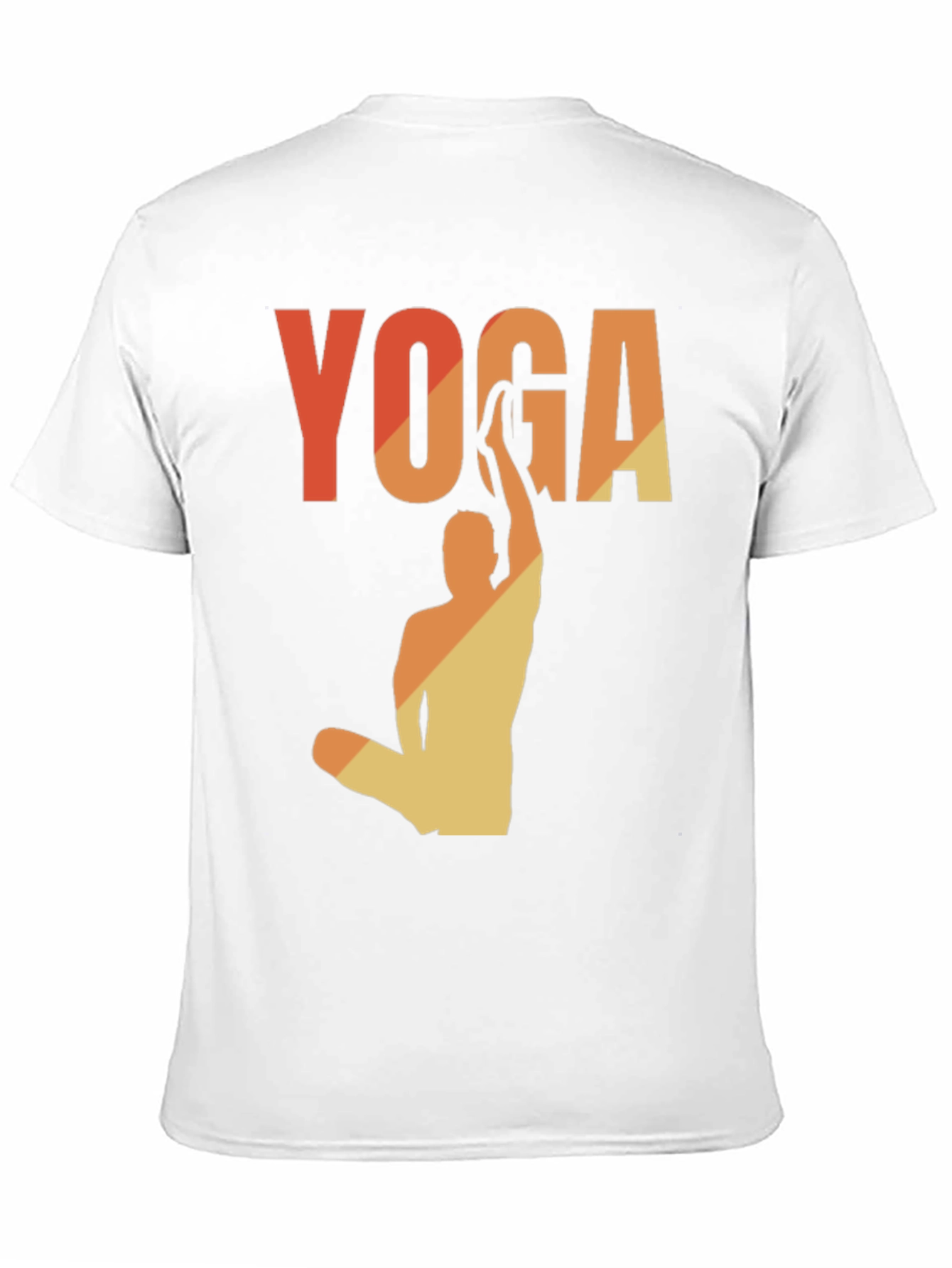 Black Yoga Pose Graphic Tee - Relaxed Fit view 11