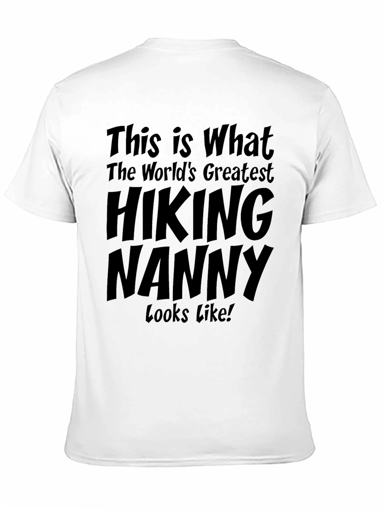 Black Hiking Nanny Graphic T-Shirt view 11