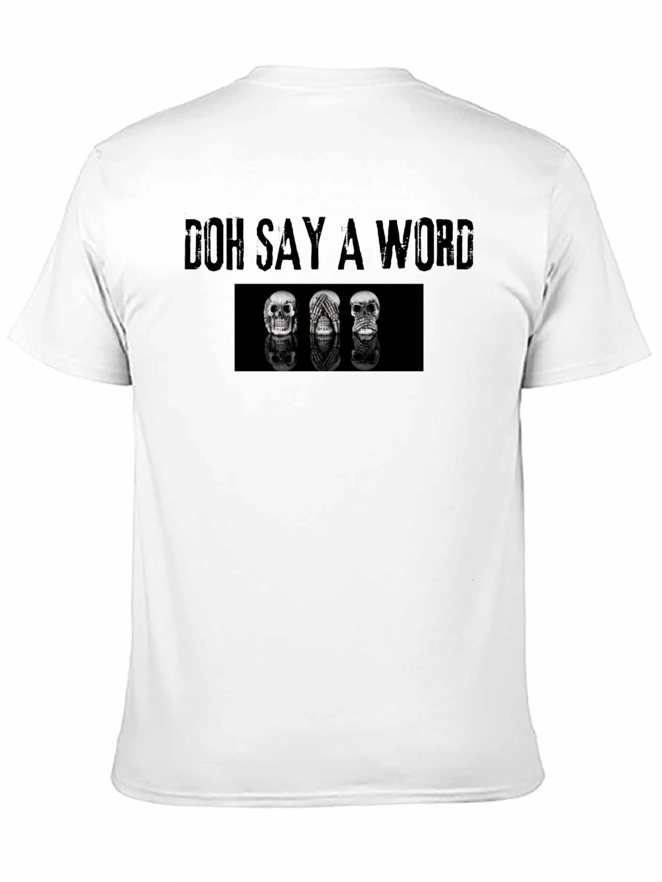 Black Doh Say A Word Graphic Tee view 11