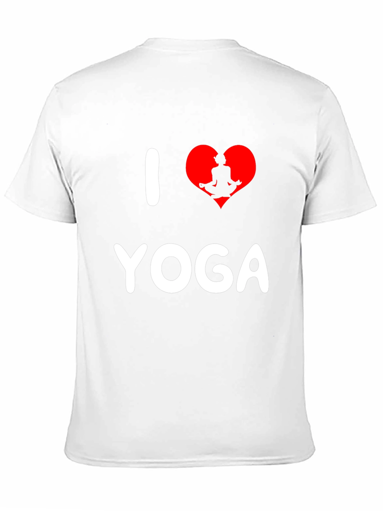 Black I Love Yoga T-Shirt - Stylish Cotton Tee view 11