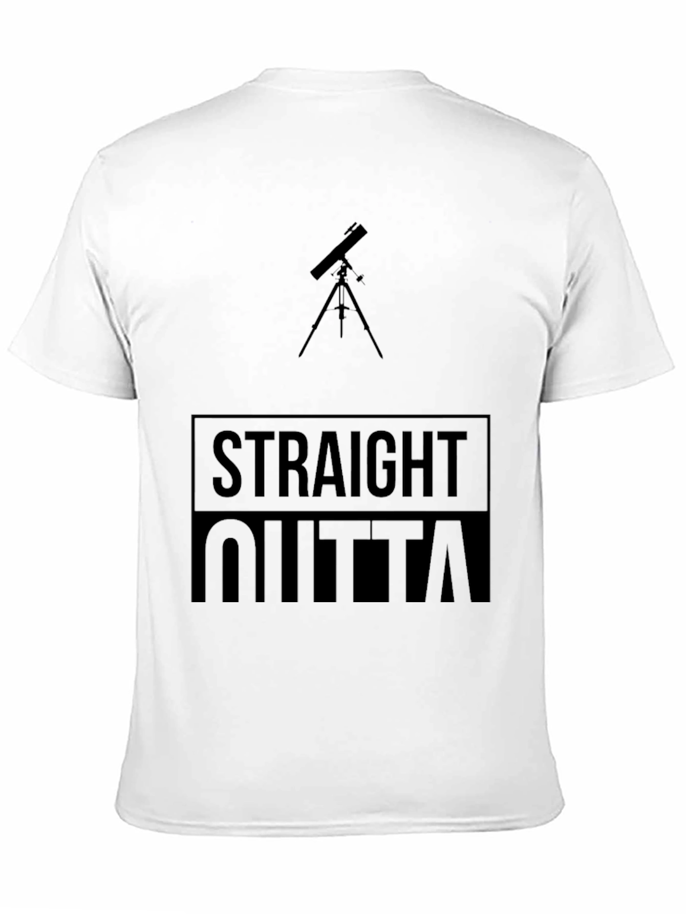 Straight Outta Space Black Tee - 11