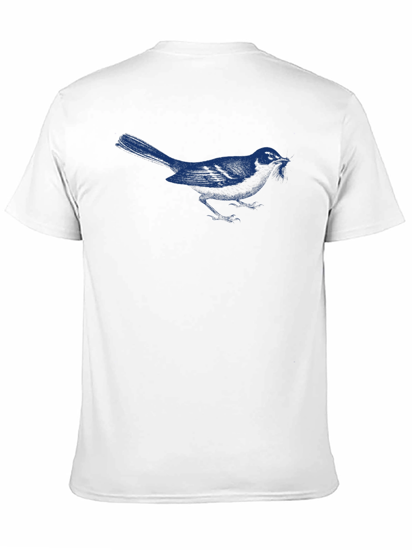 Black Bluebird Graphic Tee - Black Cotton T-Shirt view 11
