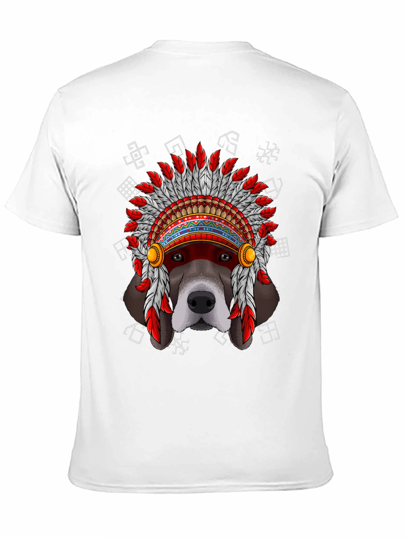 Black Dog Headdress T-Shirt view 11