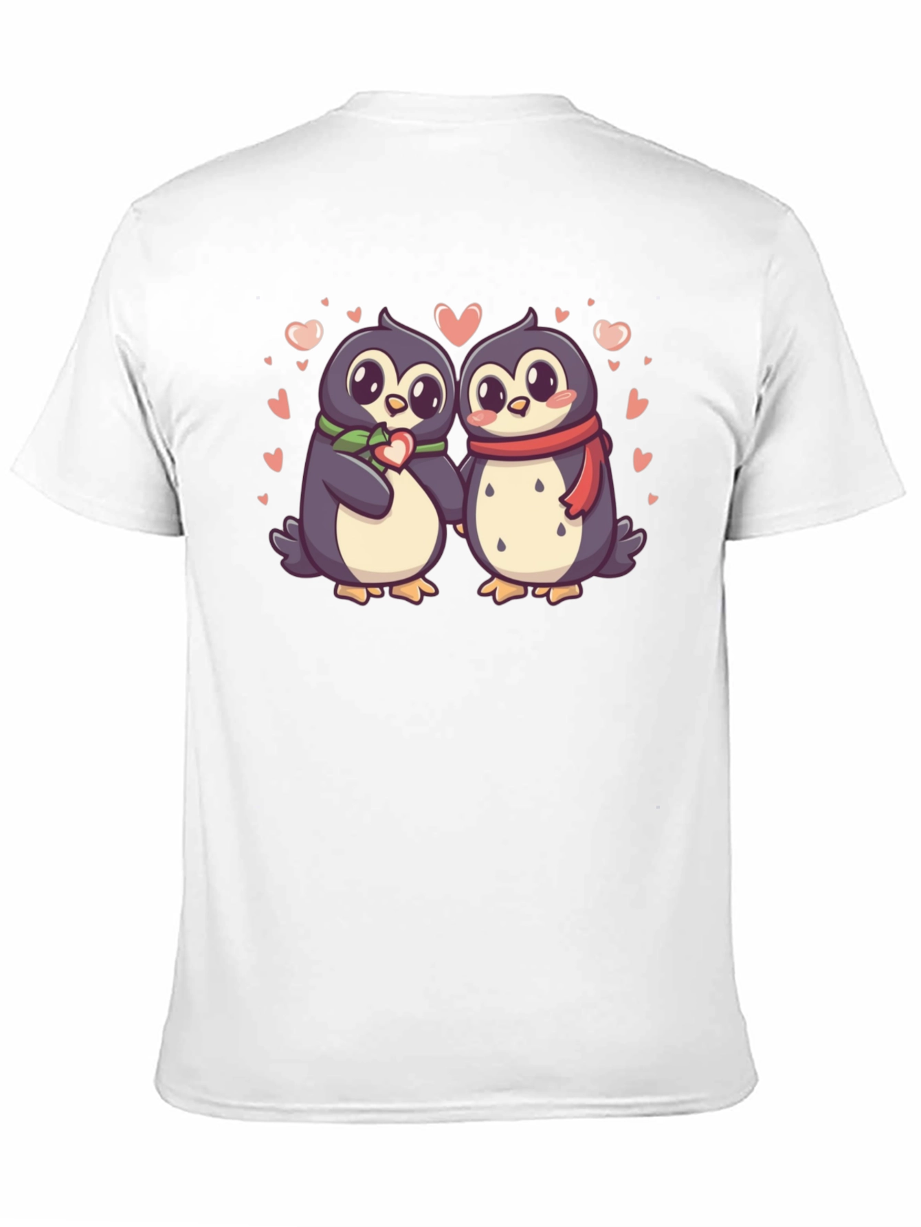 Black Penguin Love T-Shirt view 11