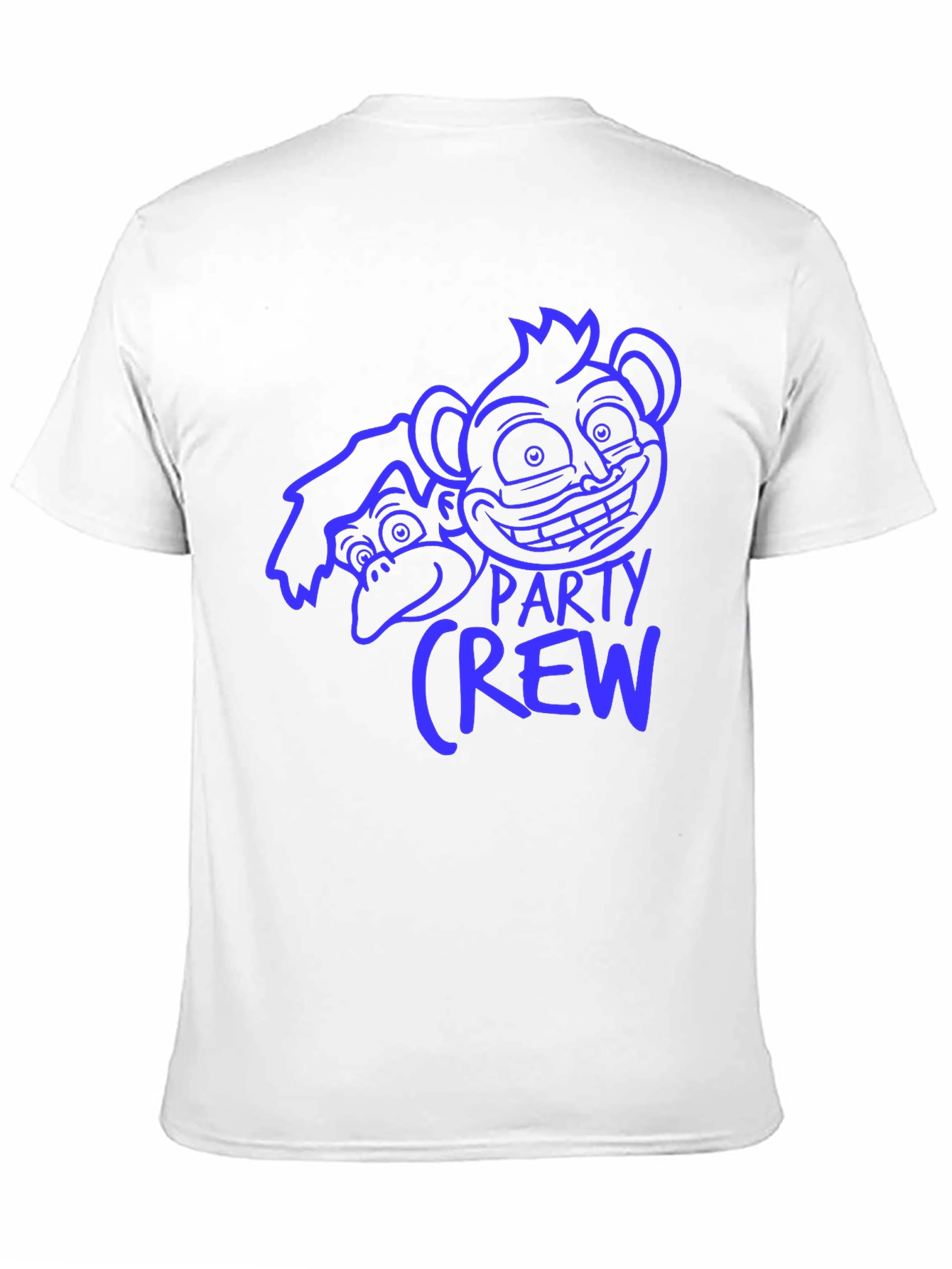 Black Monkey Party Crew Graphic Tee - Black view 11