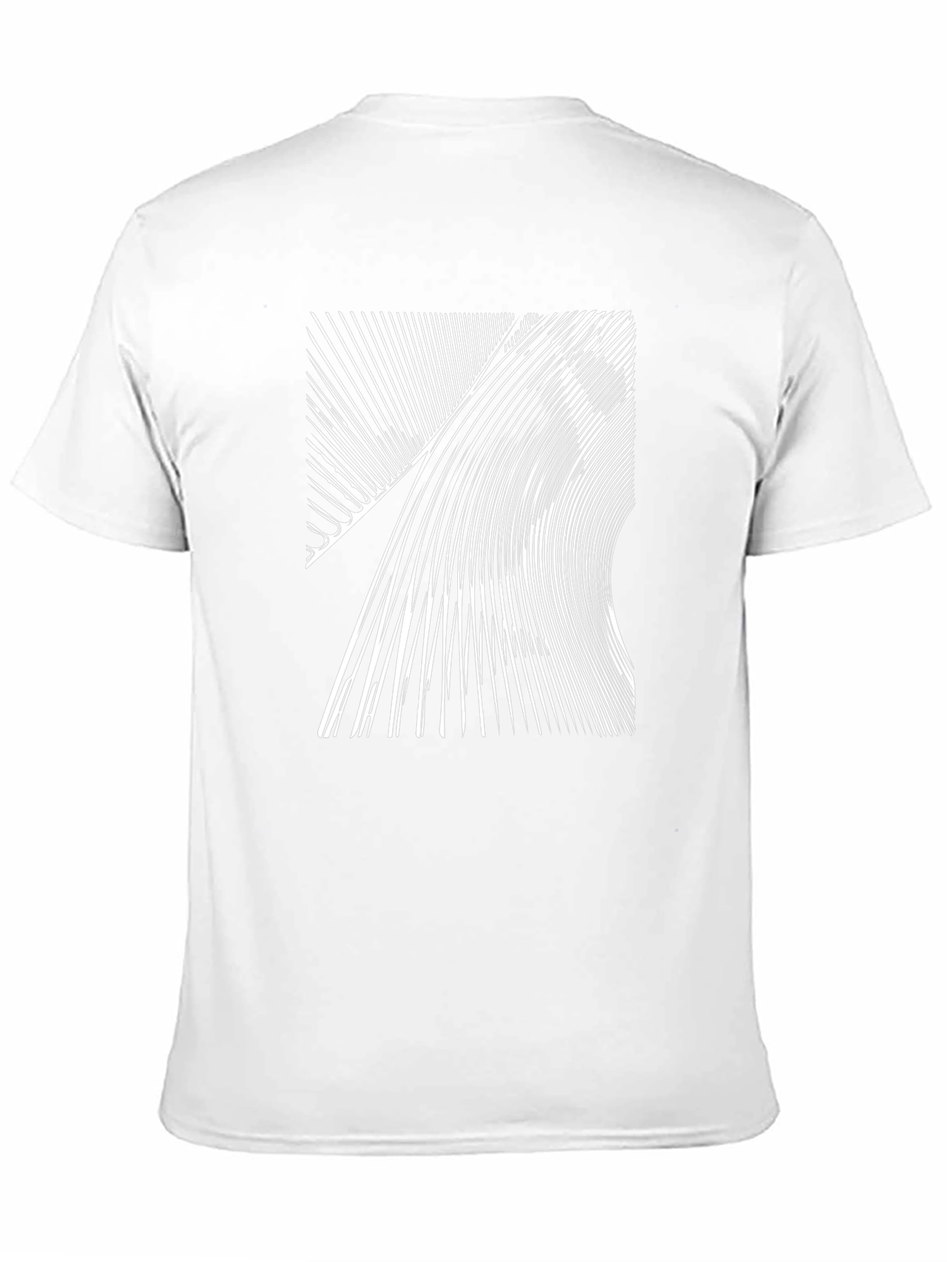 Black Abstract Graphic Print Black T-Shirt view 11