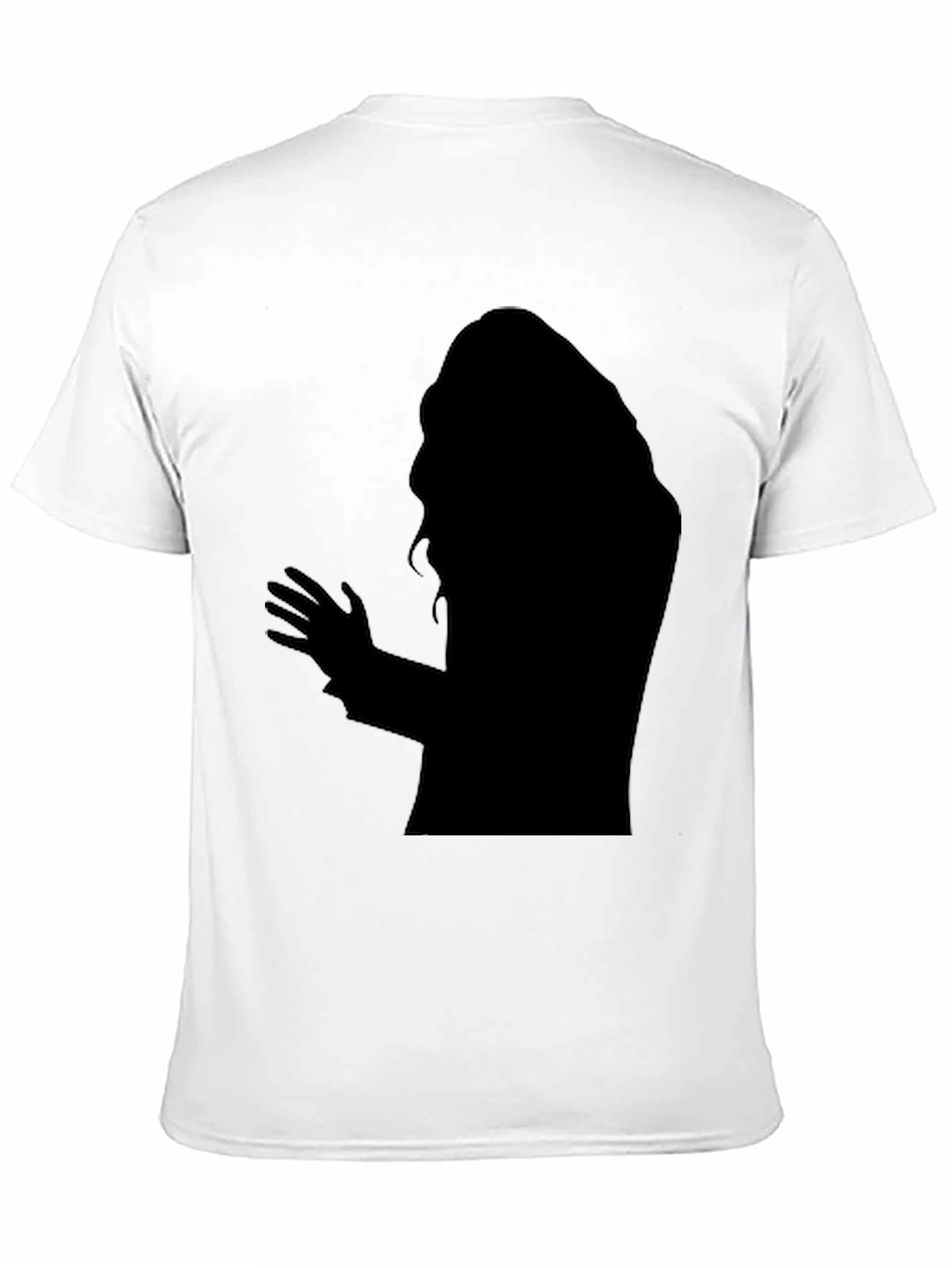 Black Silhouette Graphic T-Shirt - Men's Black Tee view 11