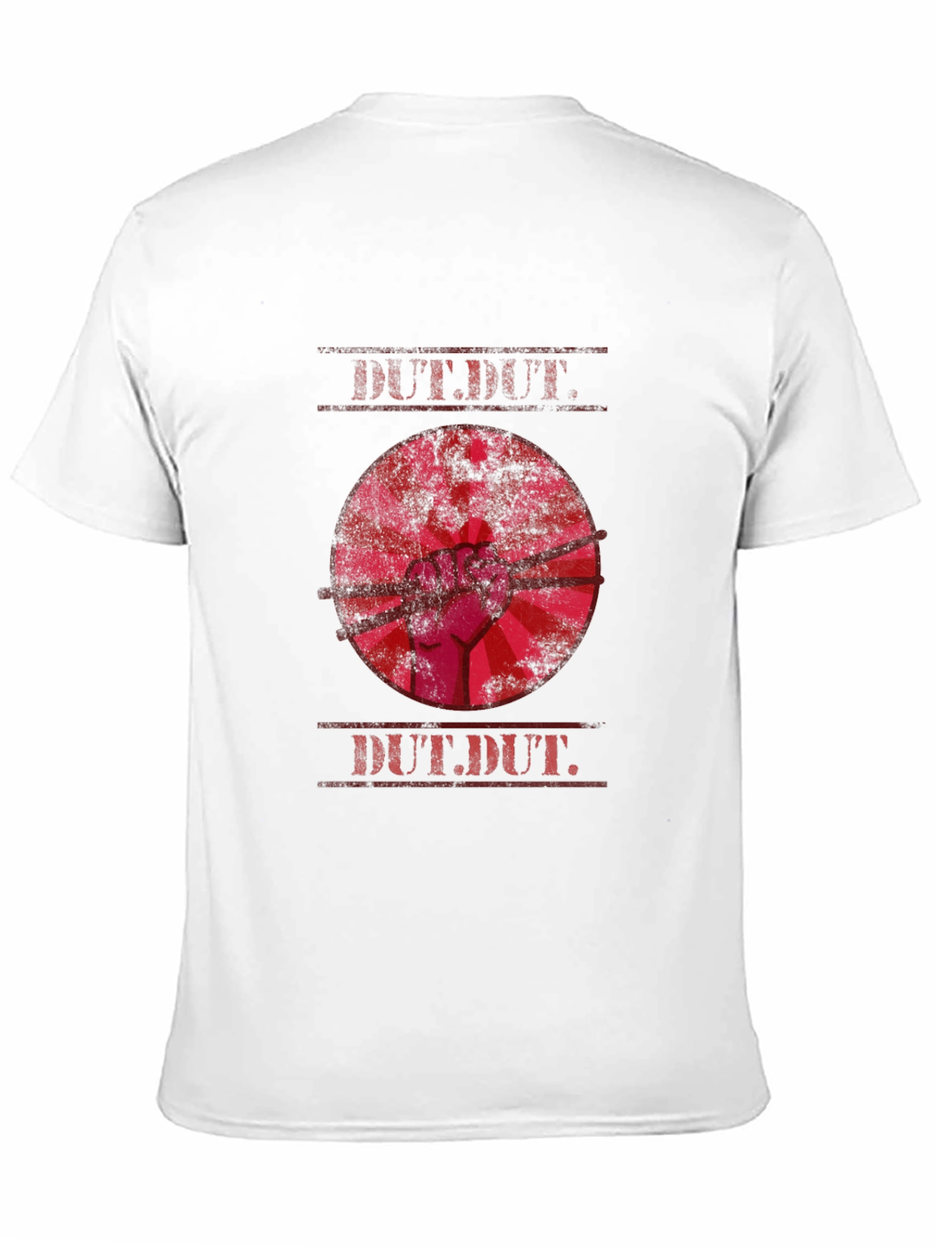 Black DUT.DUT. Graphic Print Crew Neck T-Shirt view 11