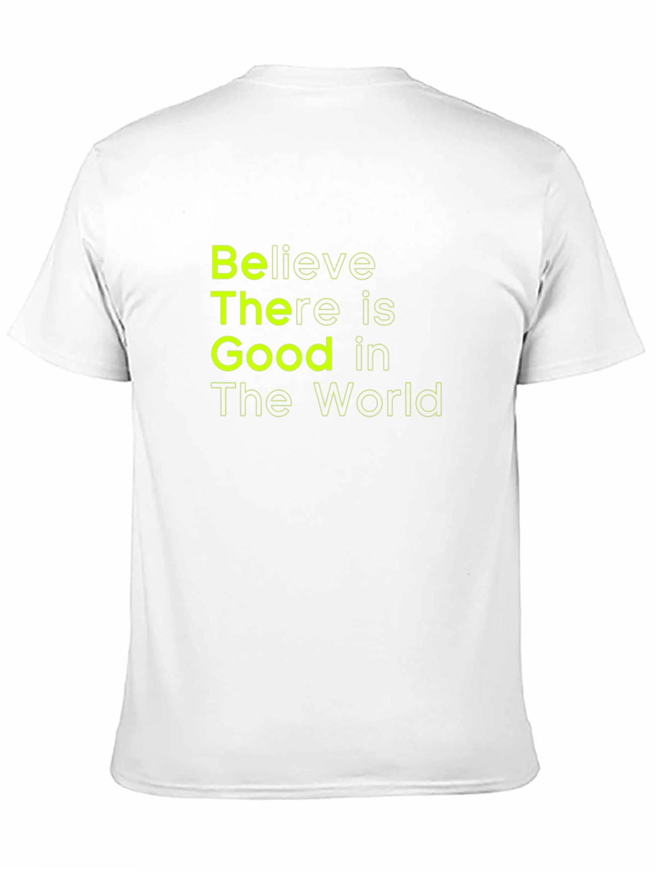 Black Believe There is Good T-Shirt - Black view 11