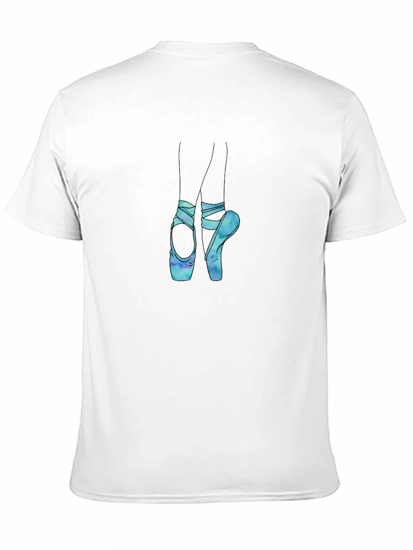 Black Ballet Shoes Graphic Tee - Dance Lover T-Shirt view 11