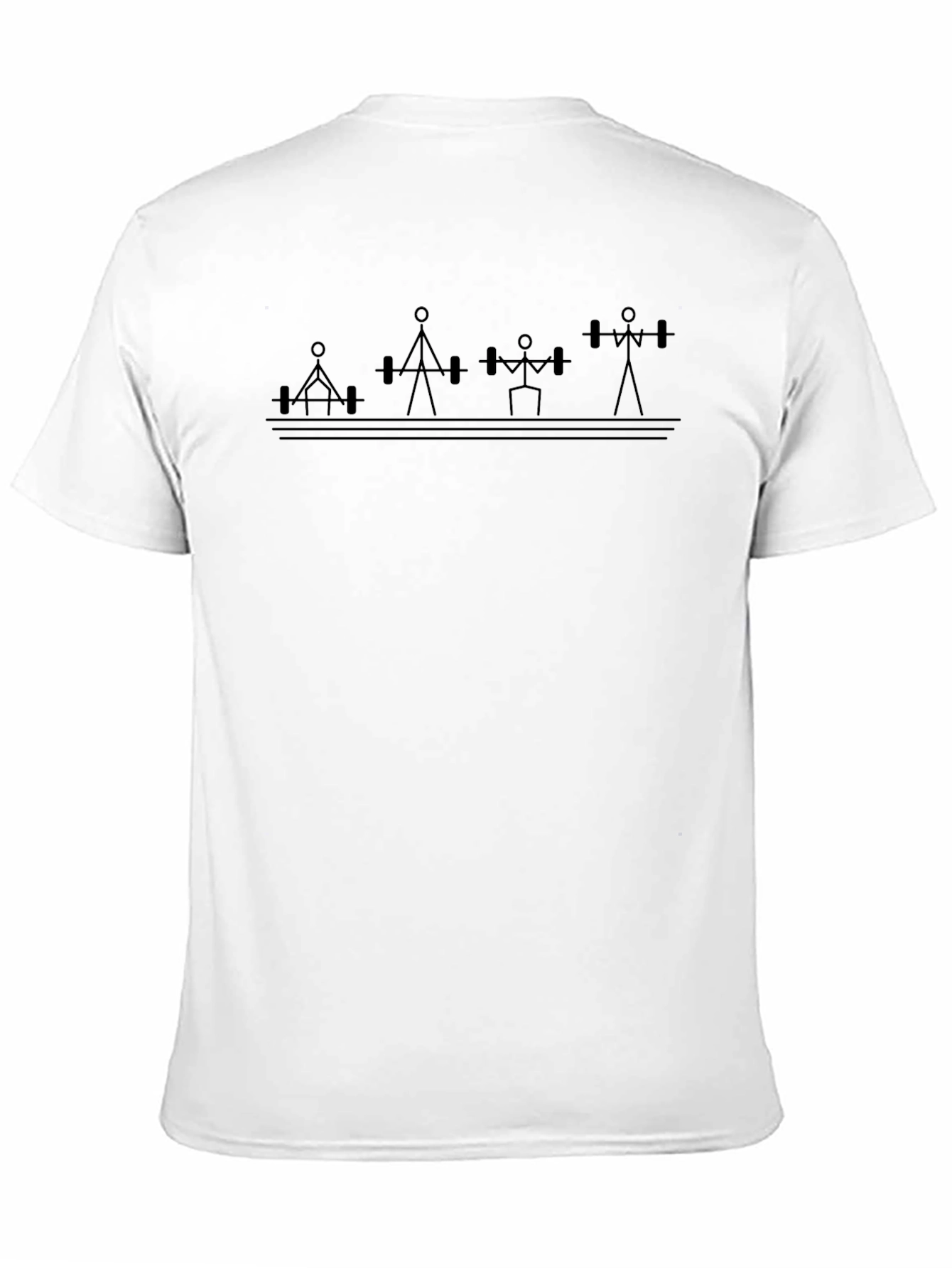 Black Weightlifting Evolution Graphic T-Shirt view 11