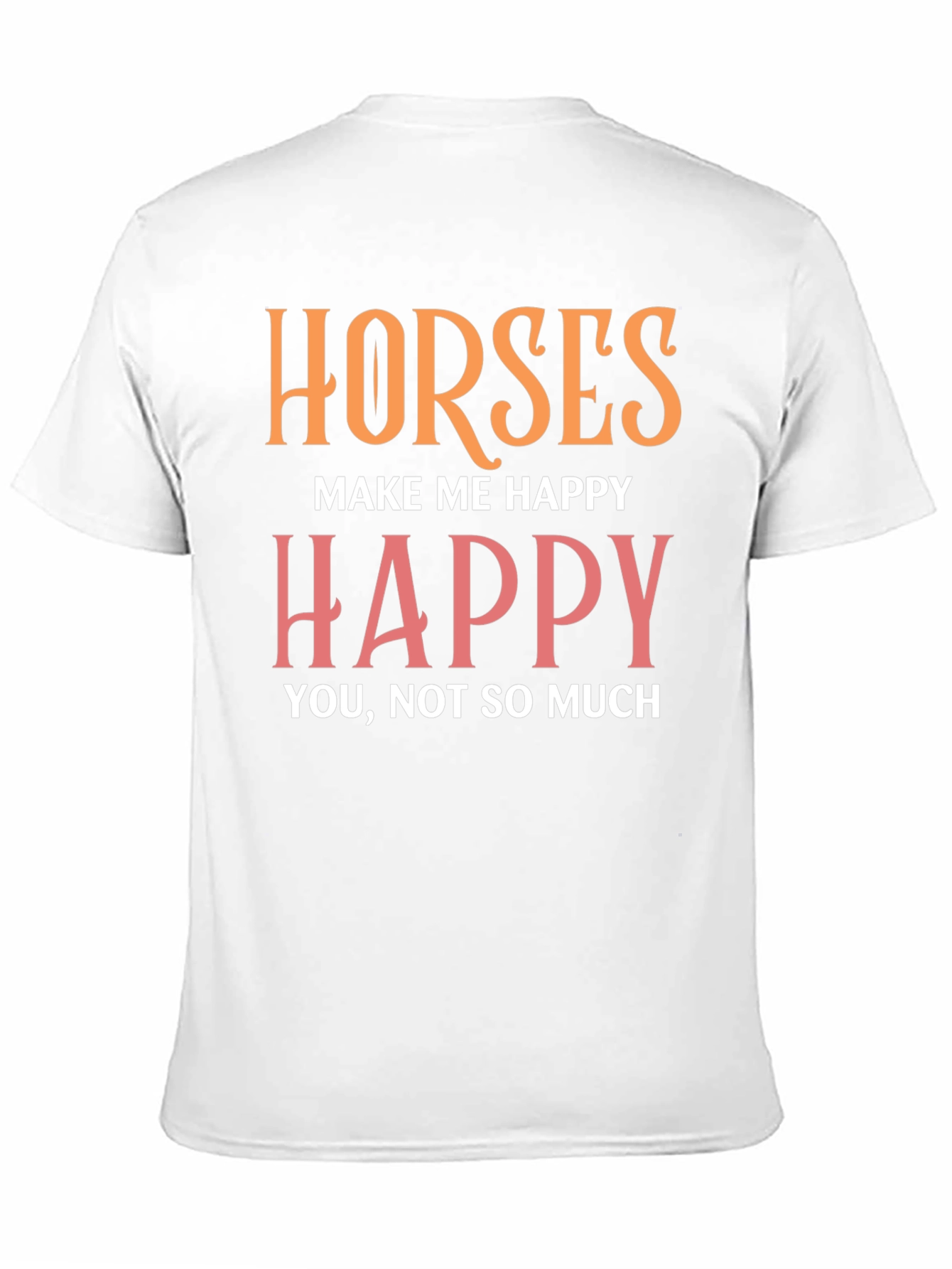 Black Horses Make Me Happy Graphic Tee view 11
