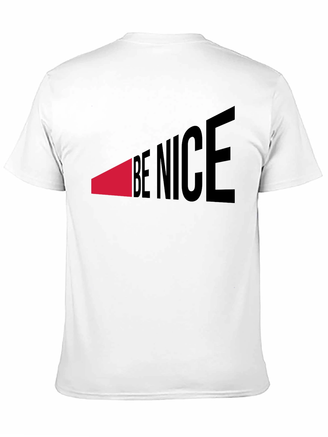 Black Be Nice Graphic Tee - Stylish Statement Shirt view 11