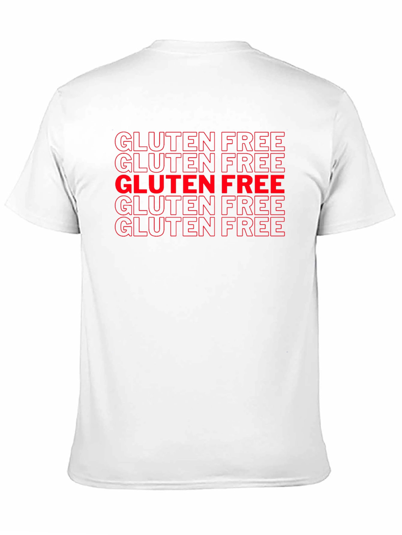 Gluten Free Graphic Tee - Unisex Black T-Shirt - 11