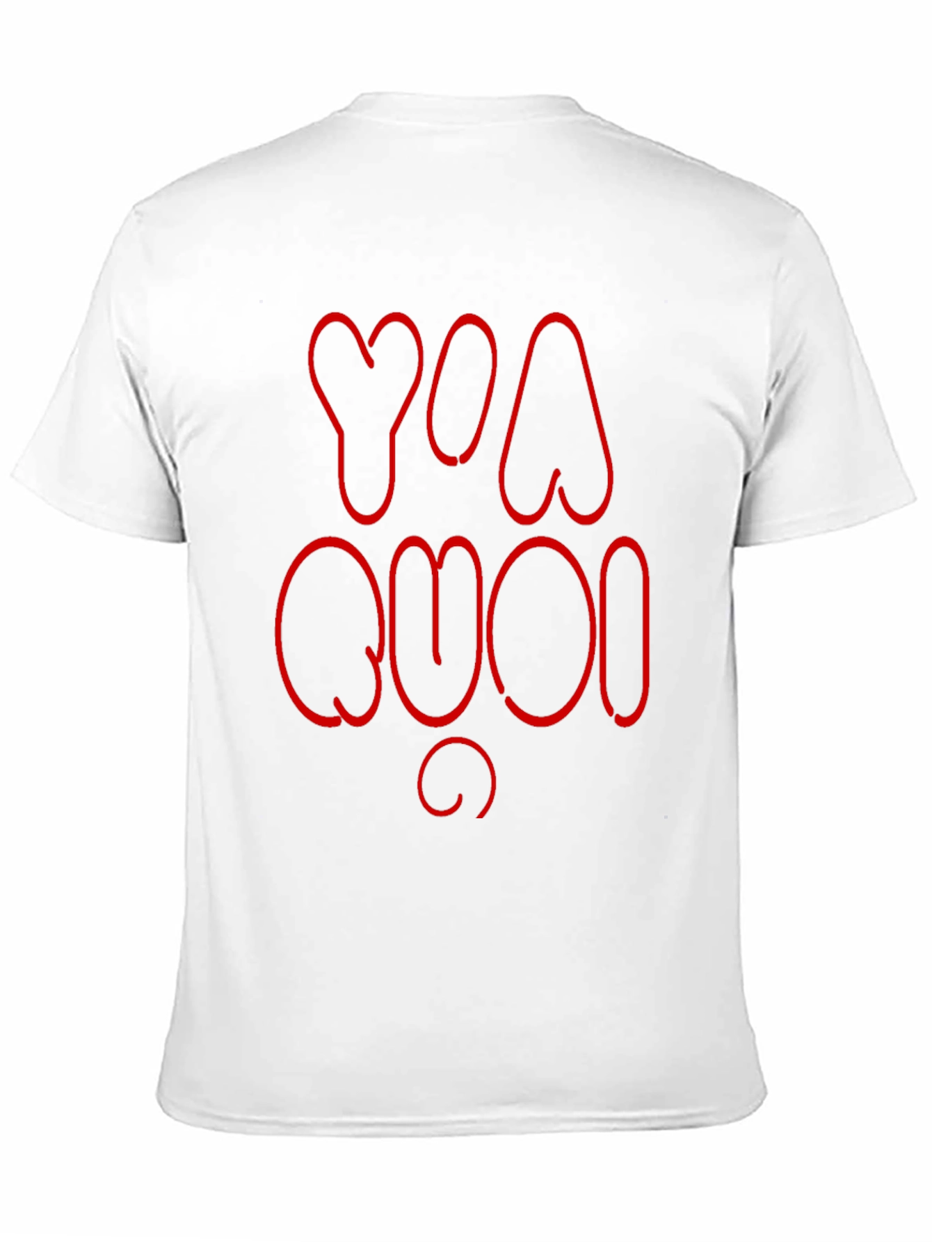 Black YA QUOI Graphic T-Shirt - Crew Neck Short Sleeve Top view 11