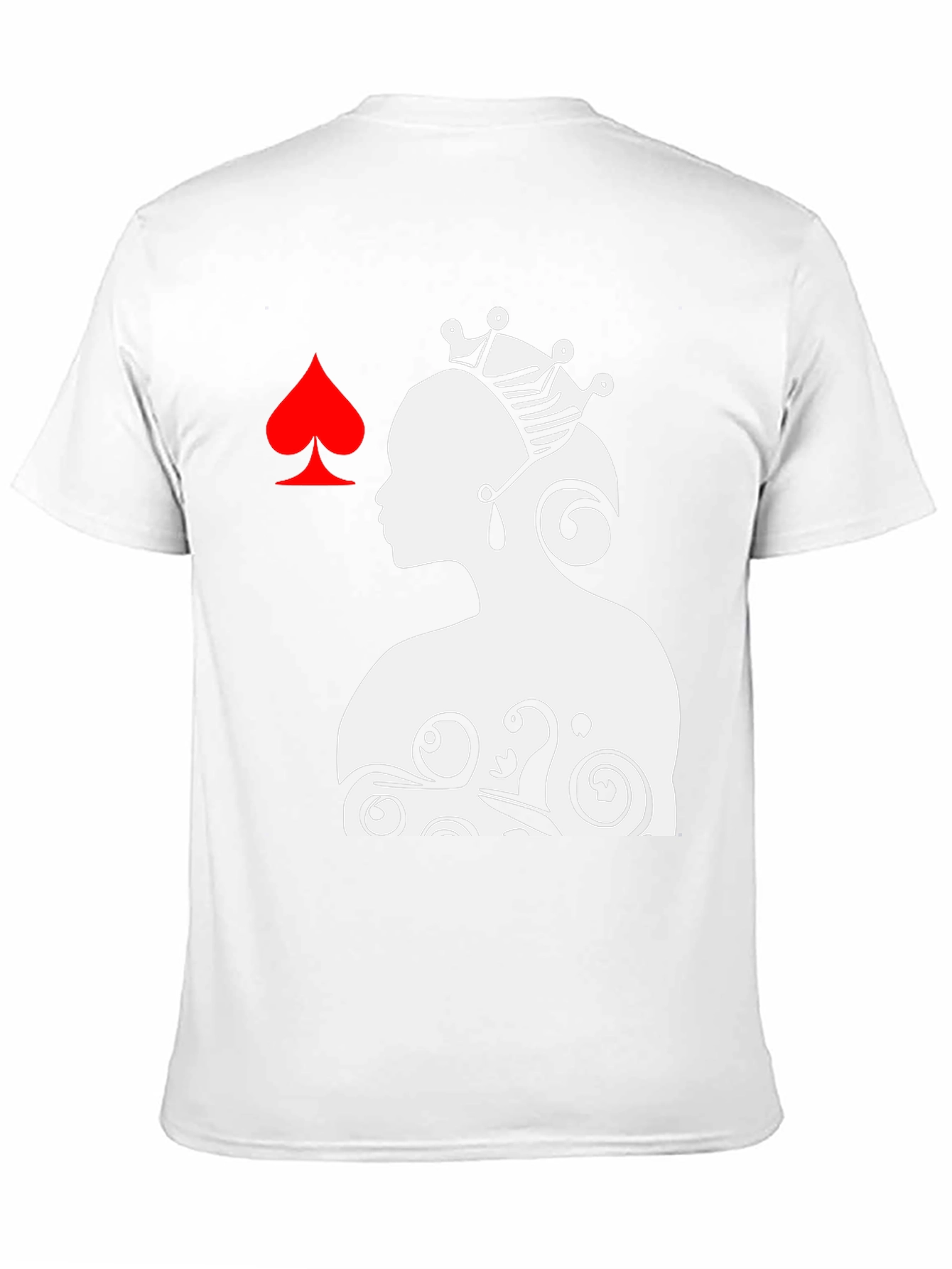 Queen of Spades Graphic Tee - Black - 11
