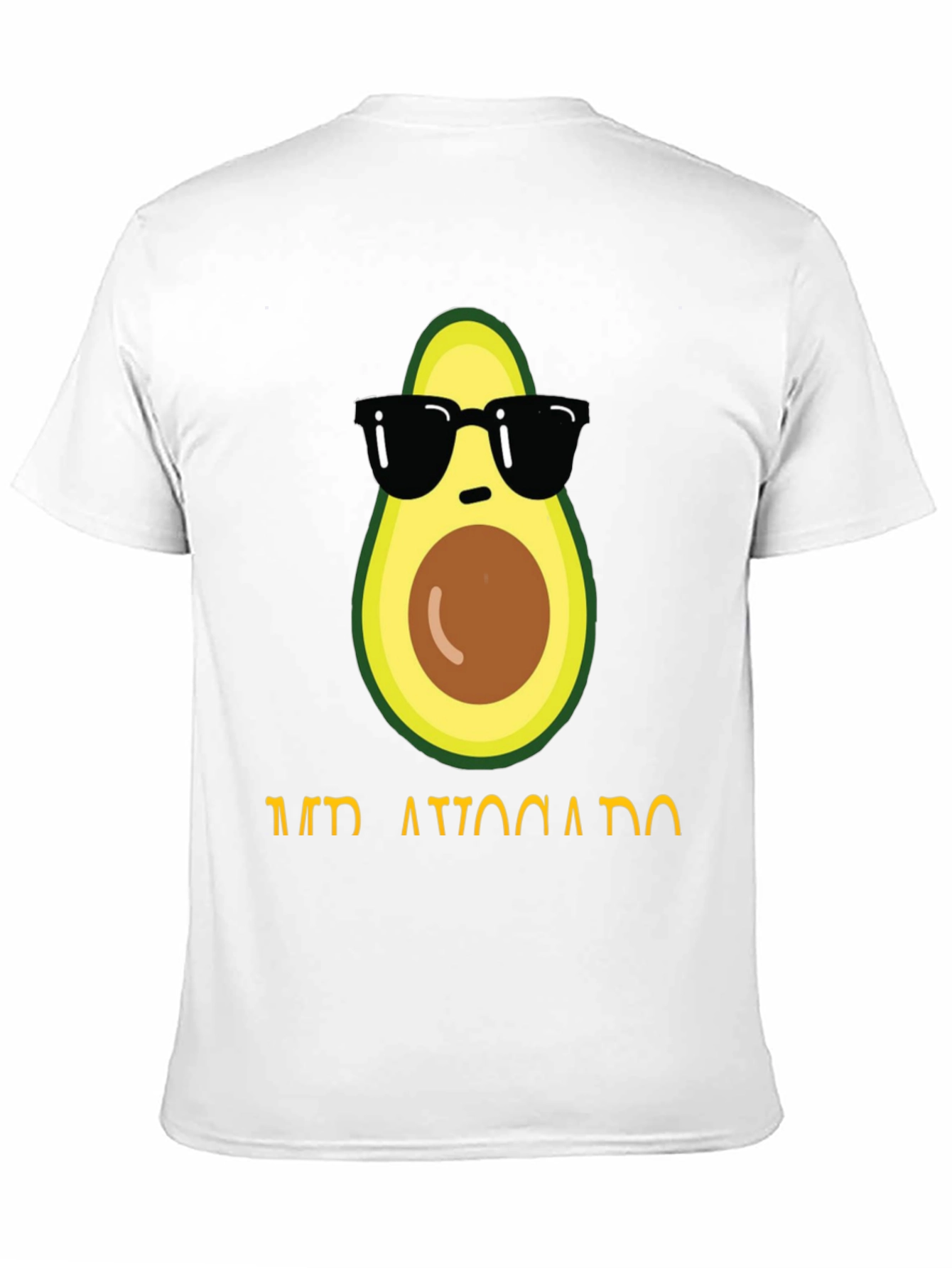 Black Cool Avocado Graphic T-Shirt view 11