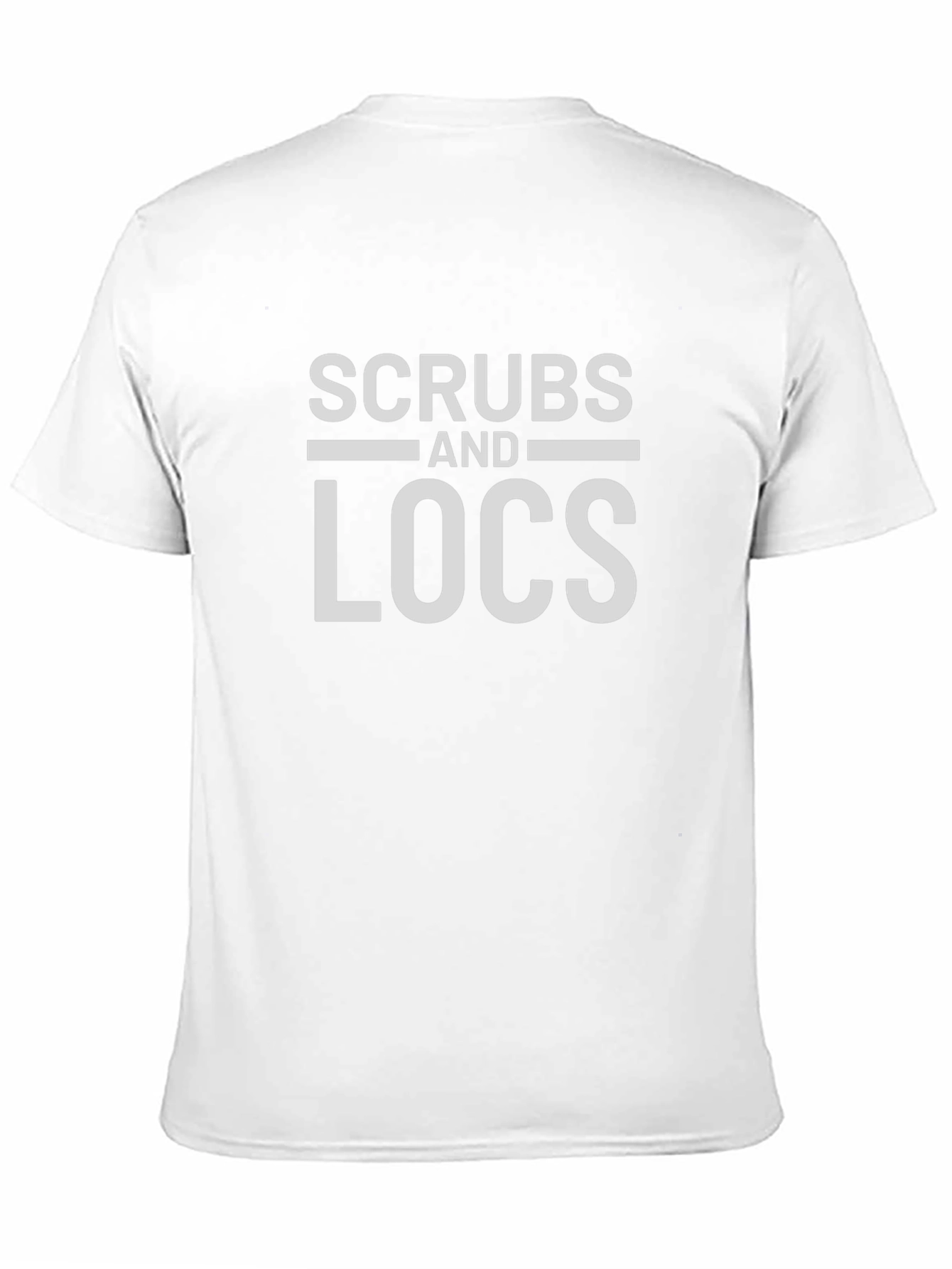 Black Scrubs & Locs Graphic Tee - Unisex Cotton Blend view 11