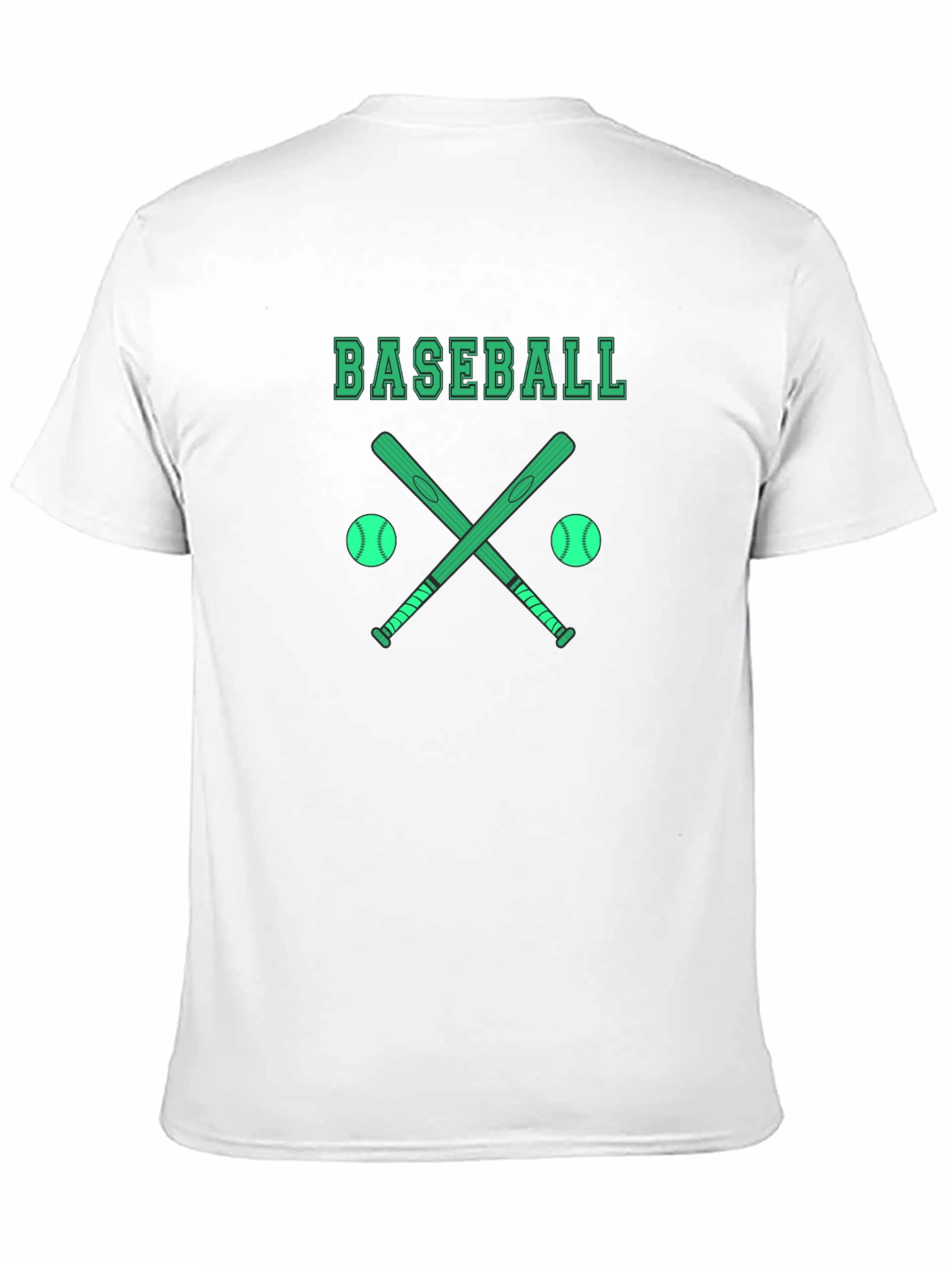Baseball Graphic T-Shirt - Black Cotton Tee - 11