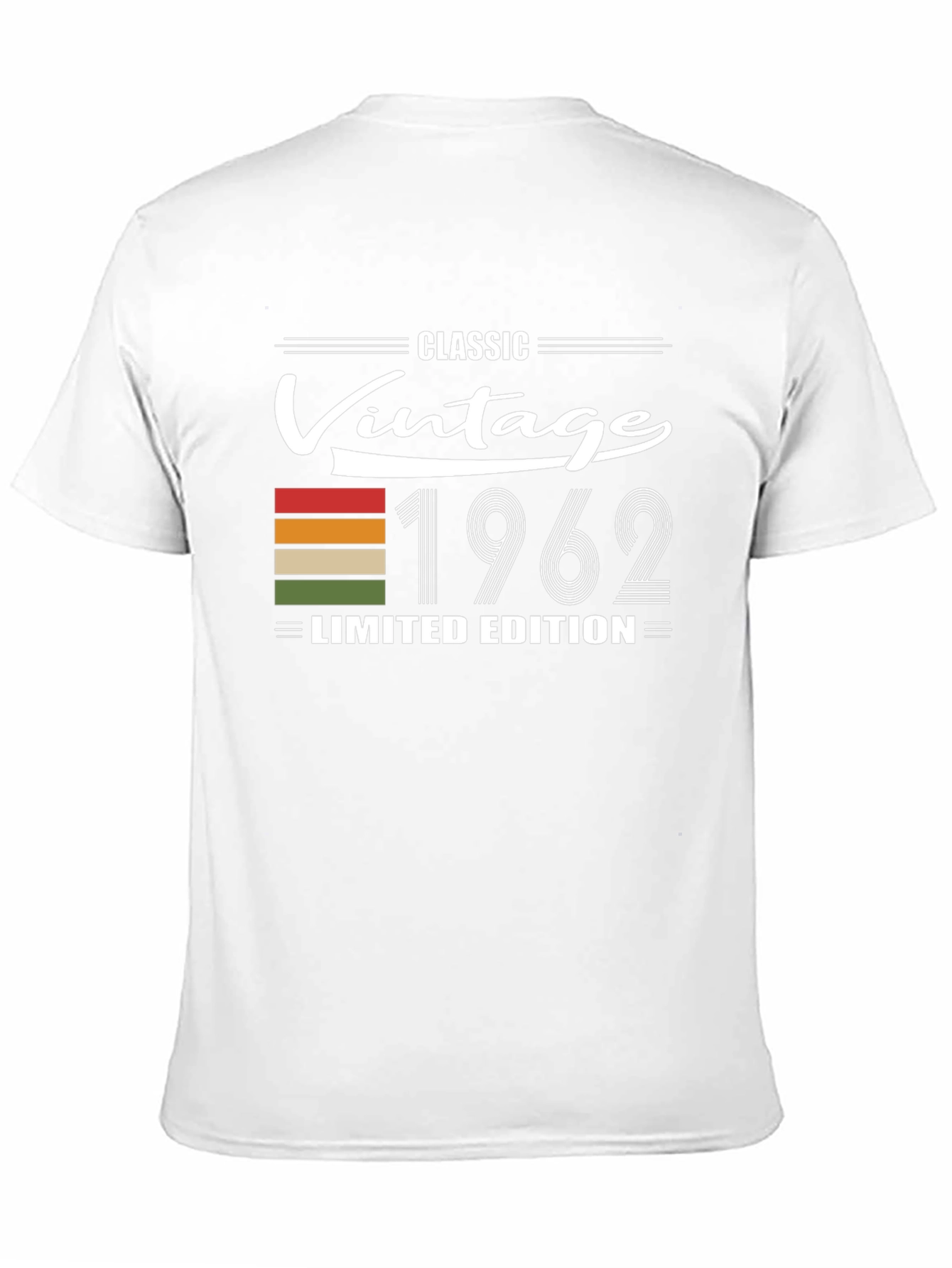 Black Classic Vintage 1962 Limited Edition T-Shirt view 11