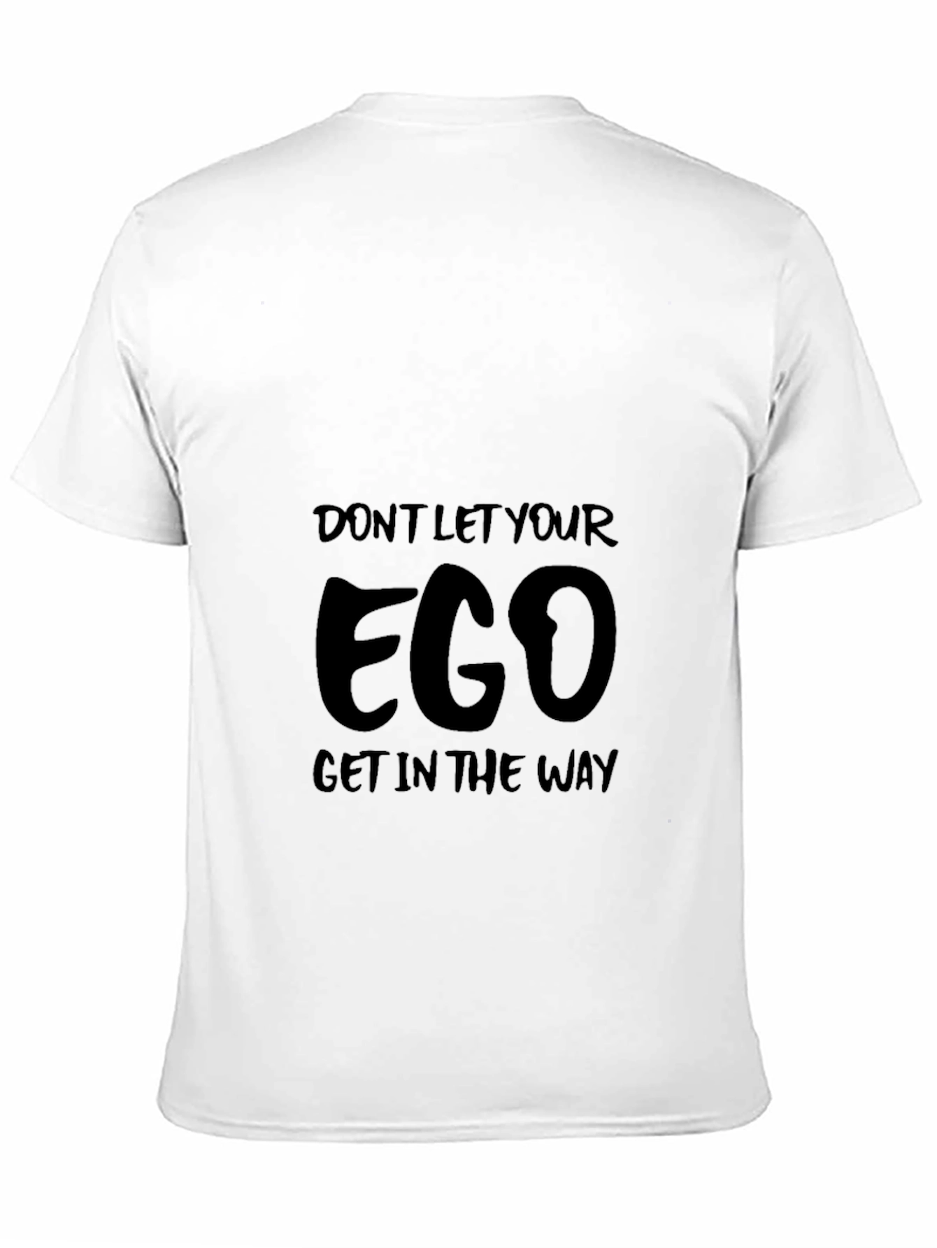 Black Ego Graphic T-Shirt - Black Casual Tee for Men view 11