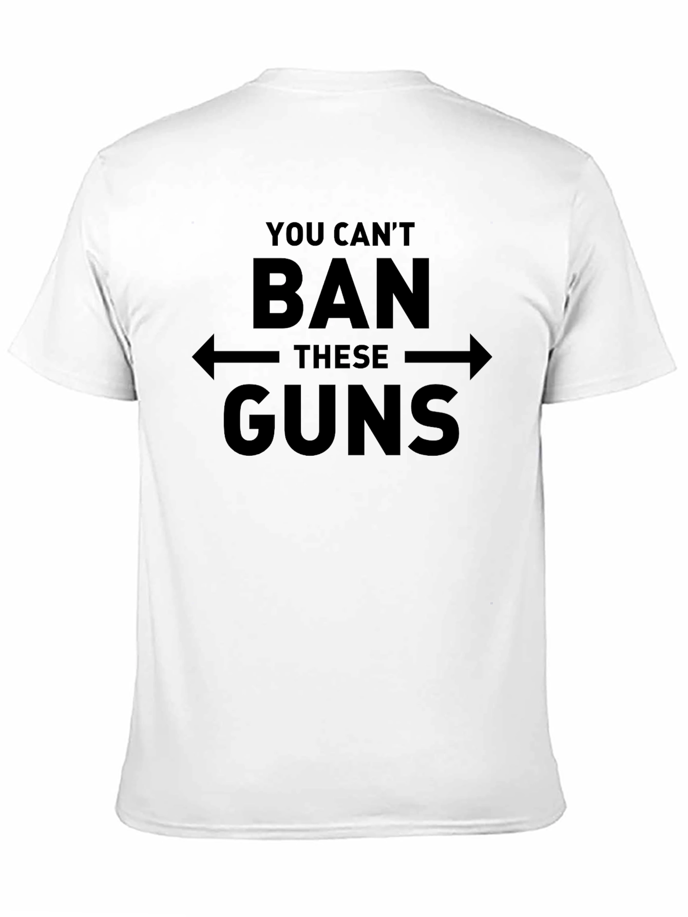 Black You Can't Ban These Guns Graphic Tee view 11