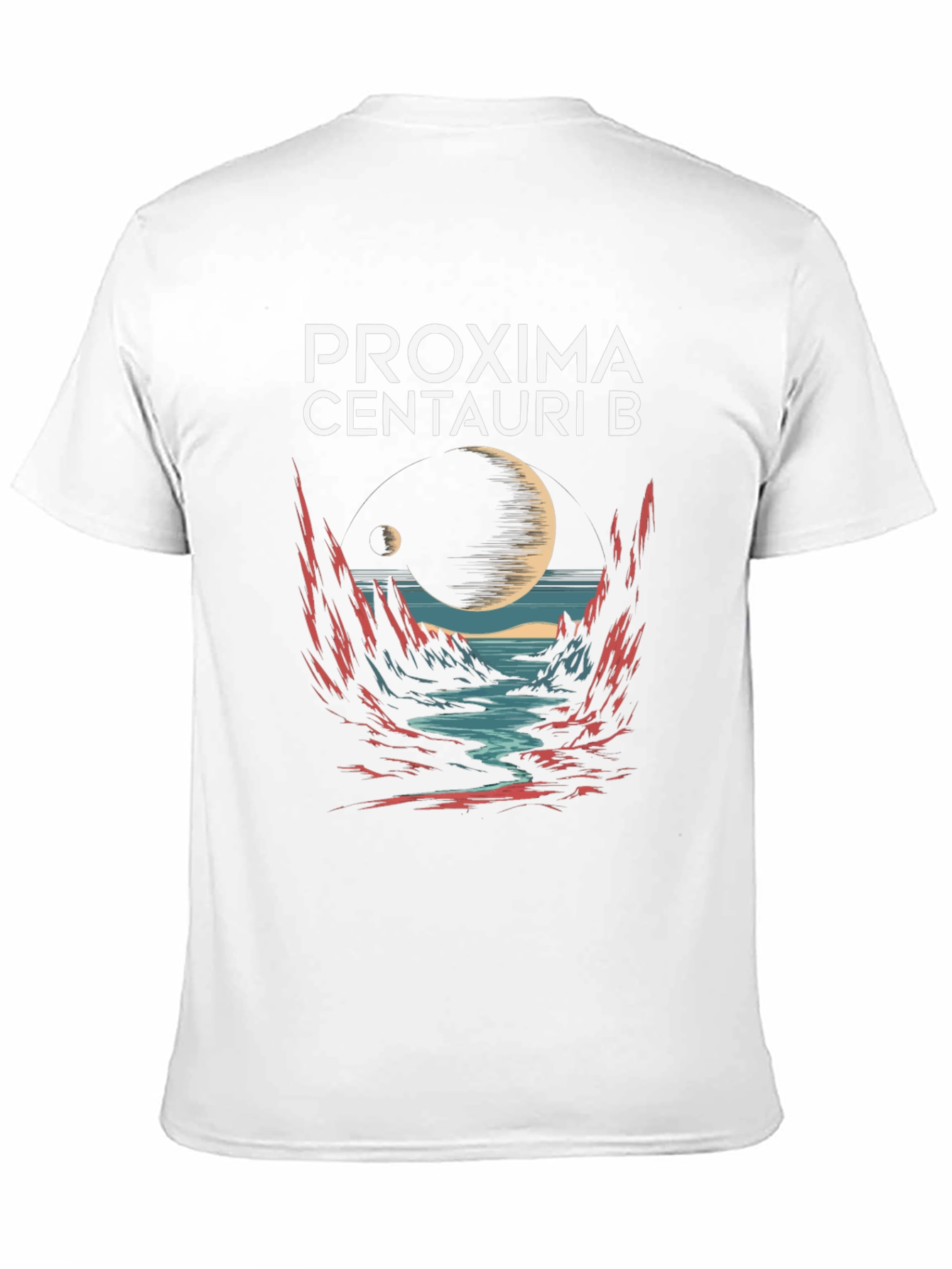 Black Proxima Centauri B Graphic T-Shirt view 11