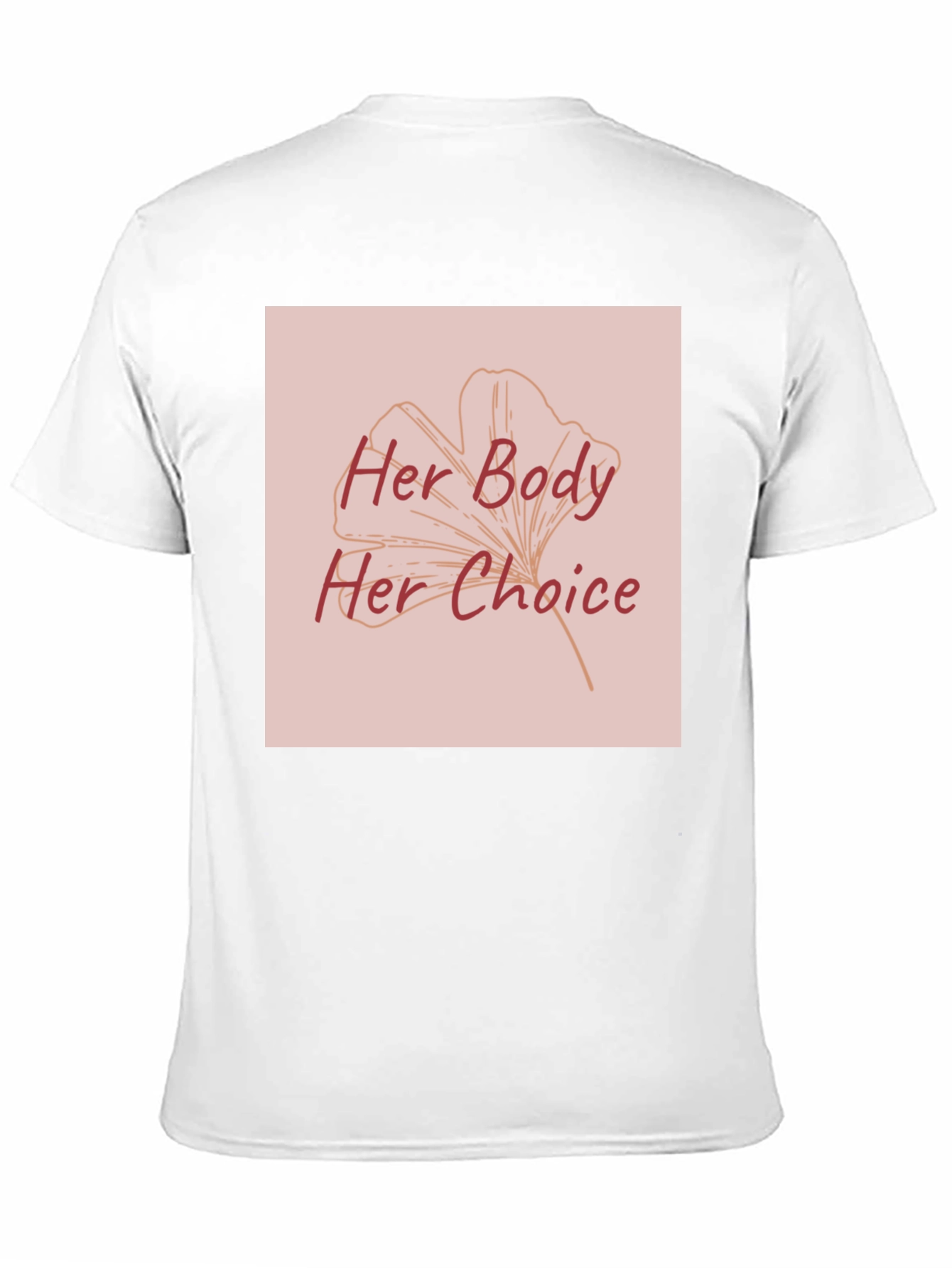 Black Her Body Her Choice Graphic Tee - Pro Choice T-Shirt view 11