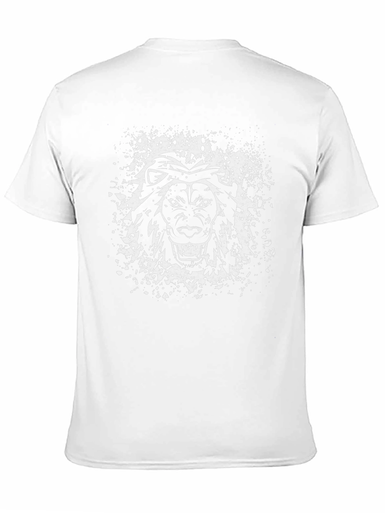 Black Lion Graphic Print T-Shirt - Bold Streetwear Style view 11
