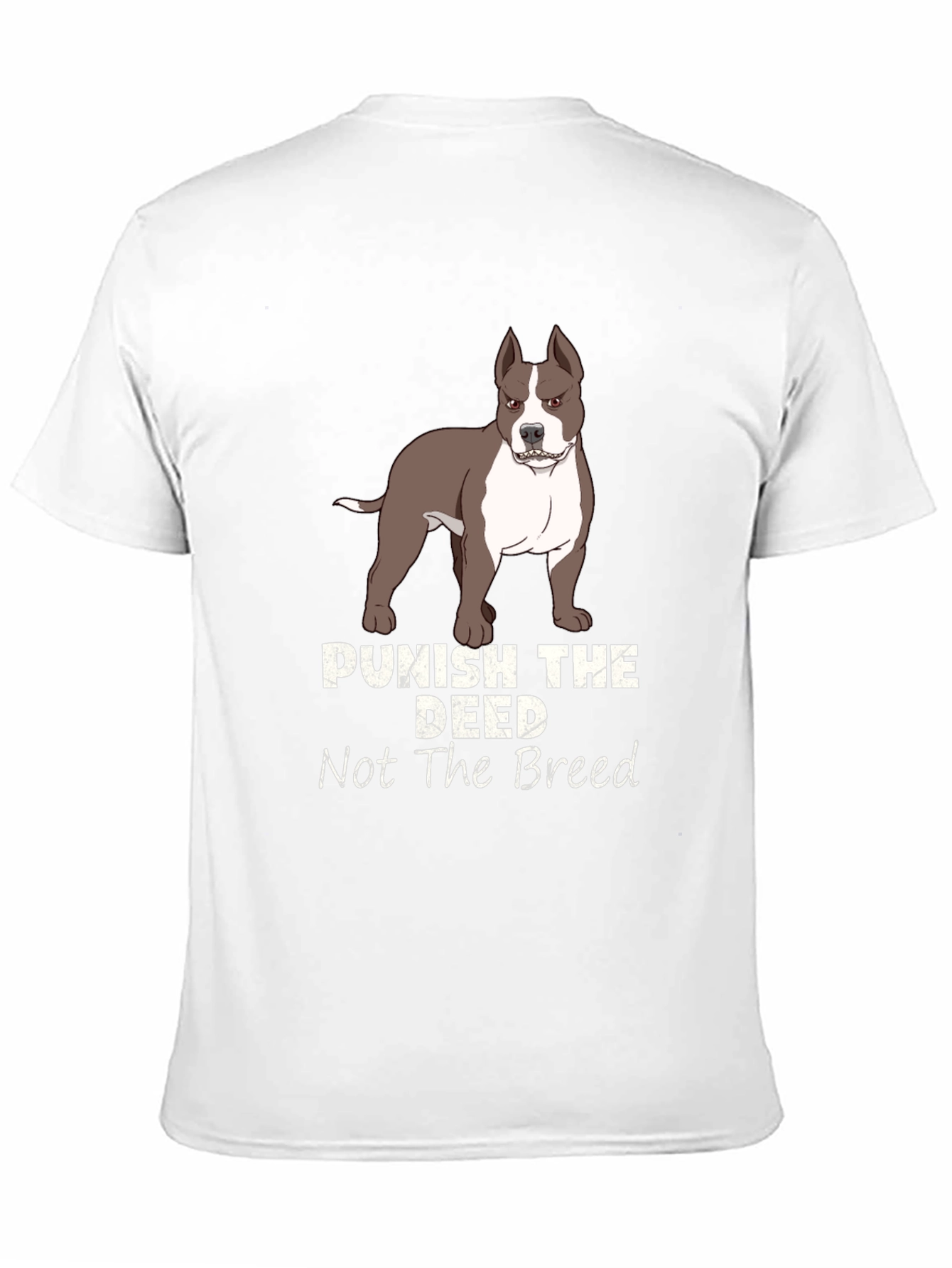 Black Punish the Deed, Not the Breed T-Shirt view 11