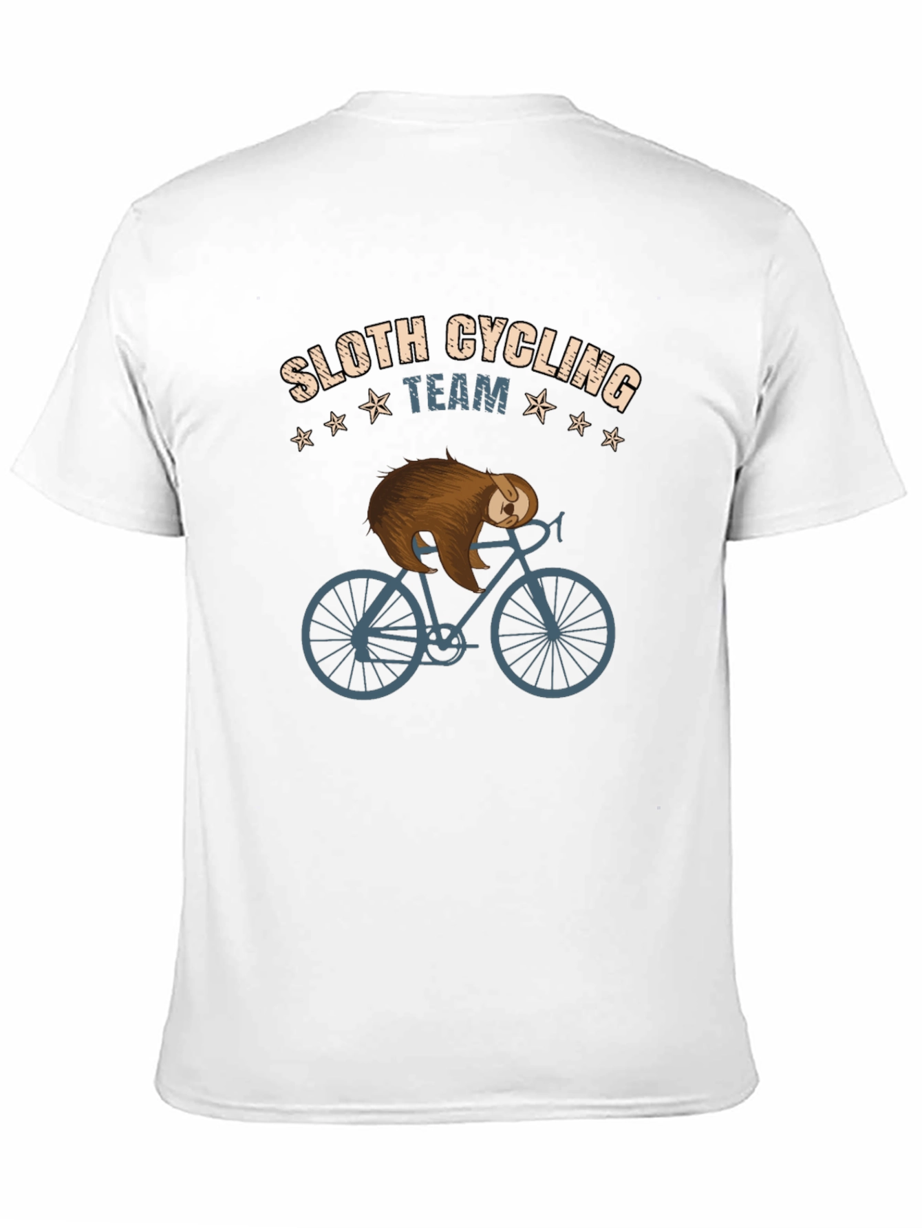 Black Sloth Cycling Team Graphic T-Shirt view 11