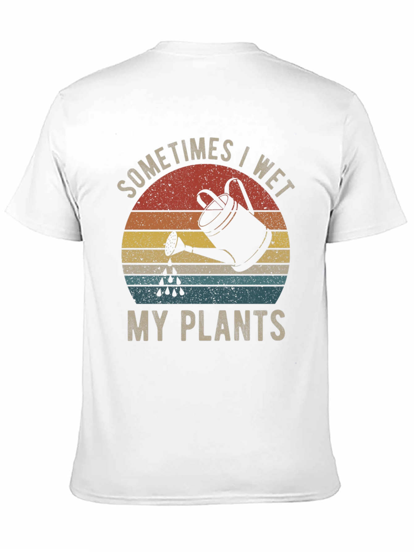 Black Sometimes I Wet My Plants Graphic Tee view 11