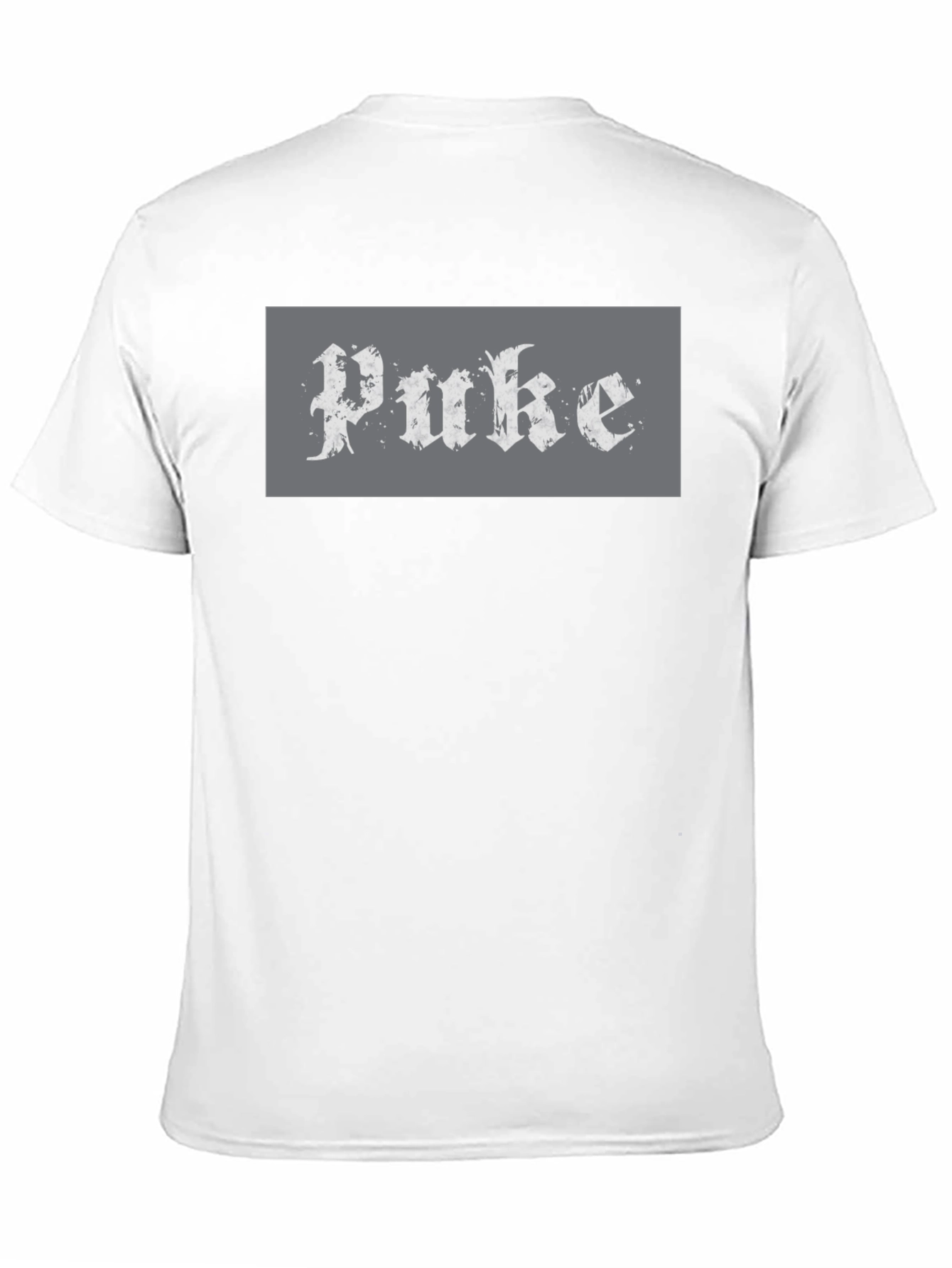 Black Puke Graphic Tee - Black Cotton Blend view 11
