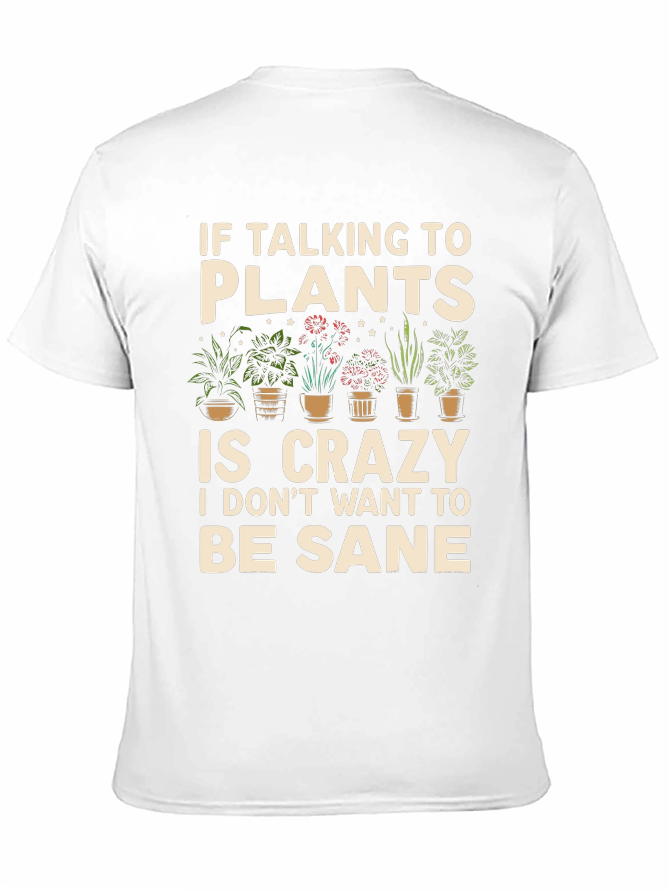Black Plant Lover Graphic T-Shirt - Crazy About Plants! view 11