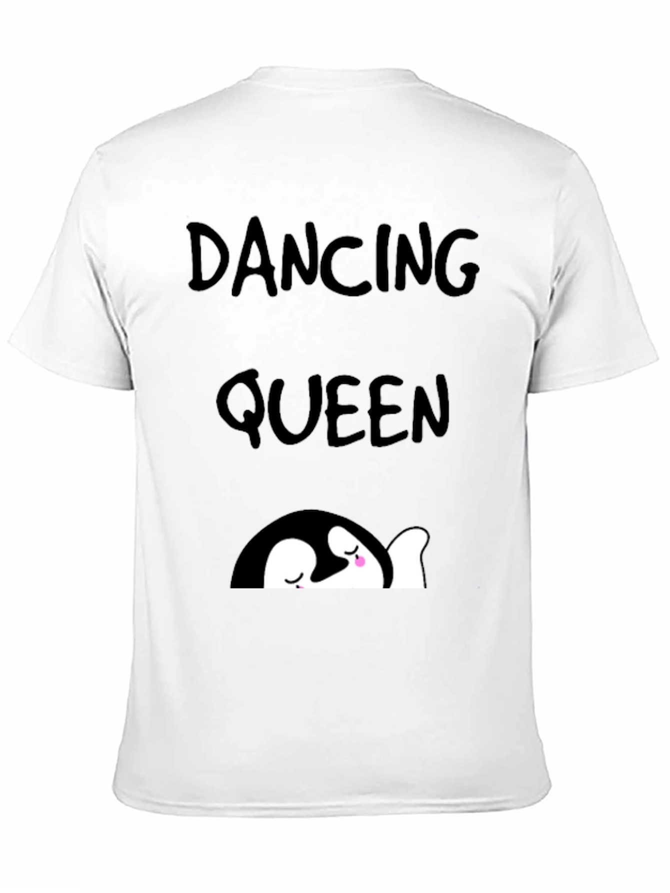 Black Dancing Queen Penguin Graphic Tee view 11
