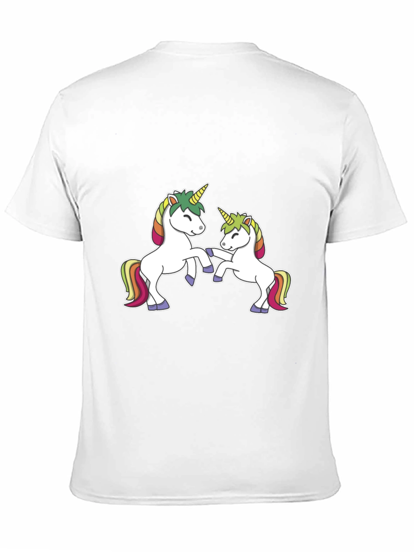 Black Unicorn T-Shirt - Black Cotton Blend view 11