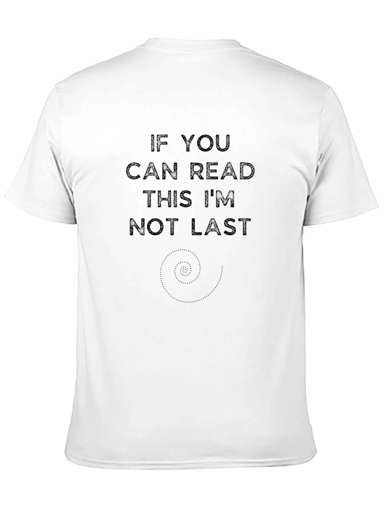 Black Funny 'If You Can Read This' Black Graphic Tee view 11