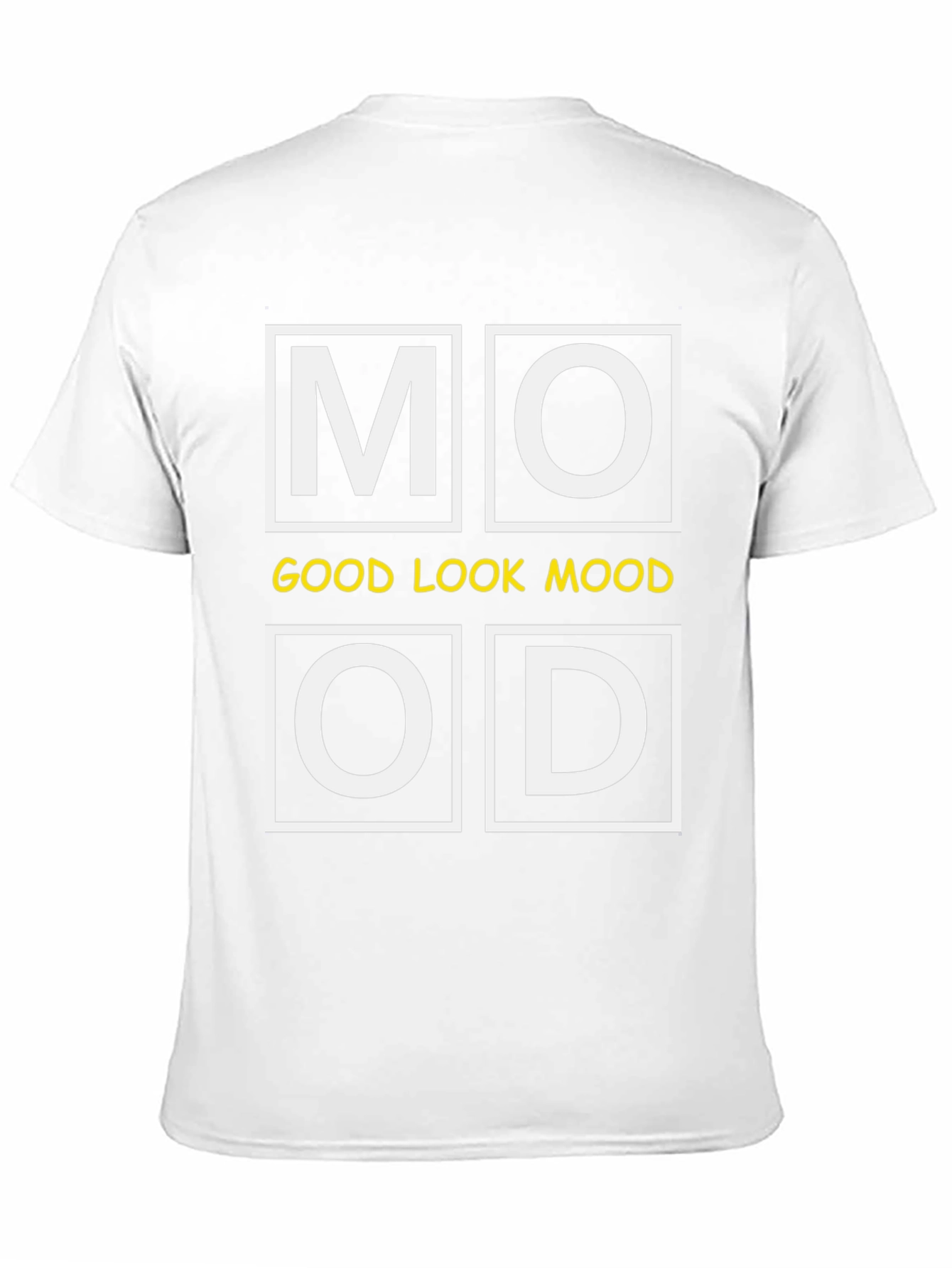 Black Good Look Mood T-Shirt - Stylish Black Tee view 11