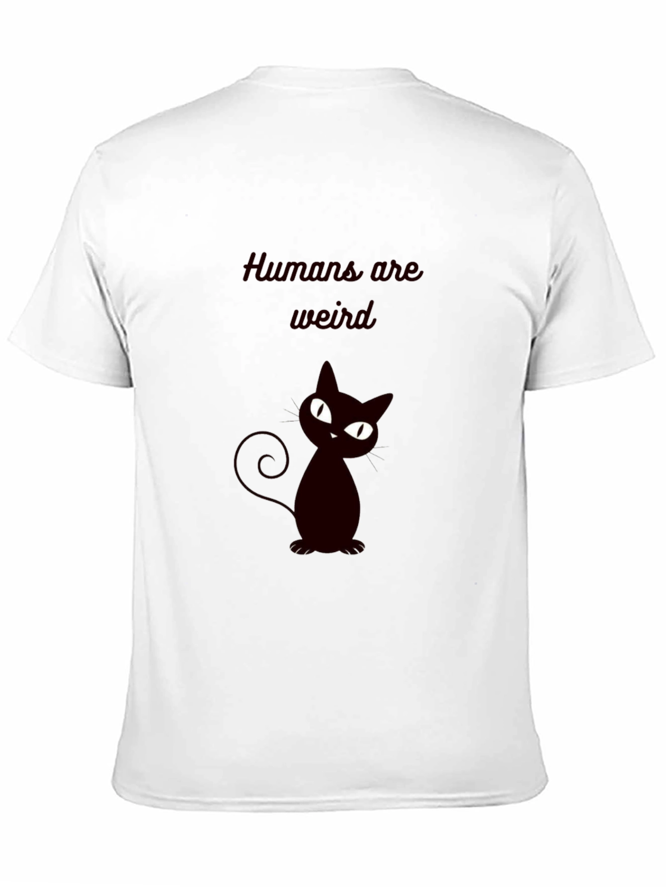 Black Humans Are Weird Cat T-Shirt view 11