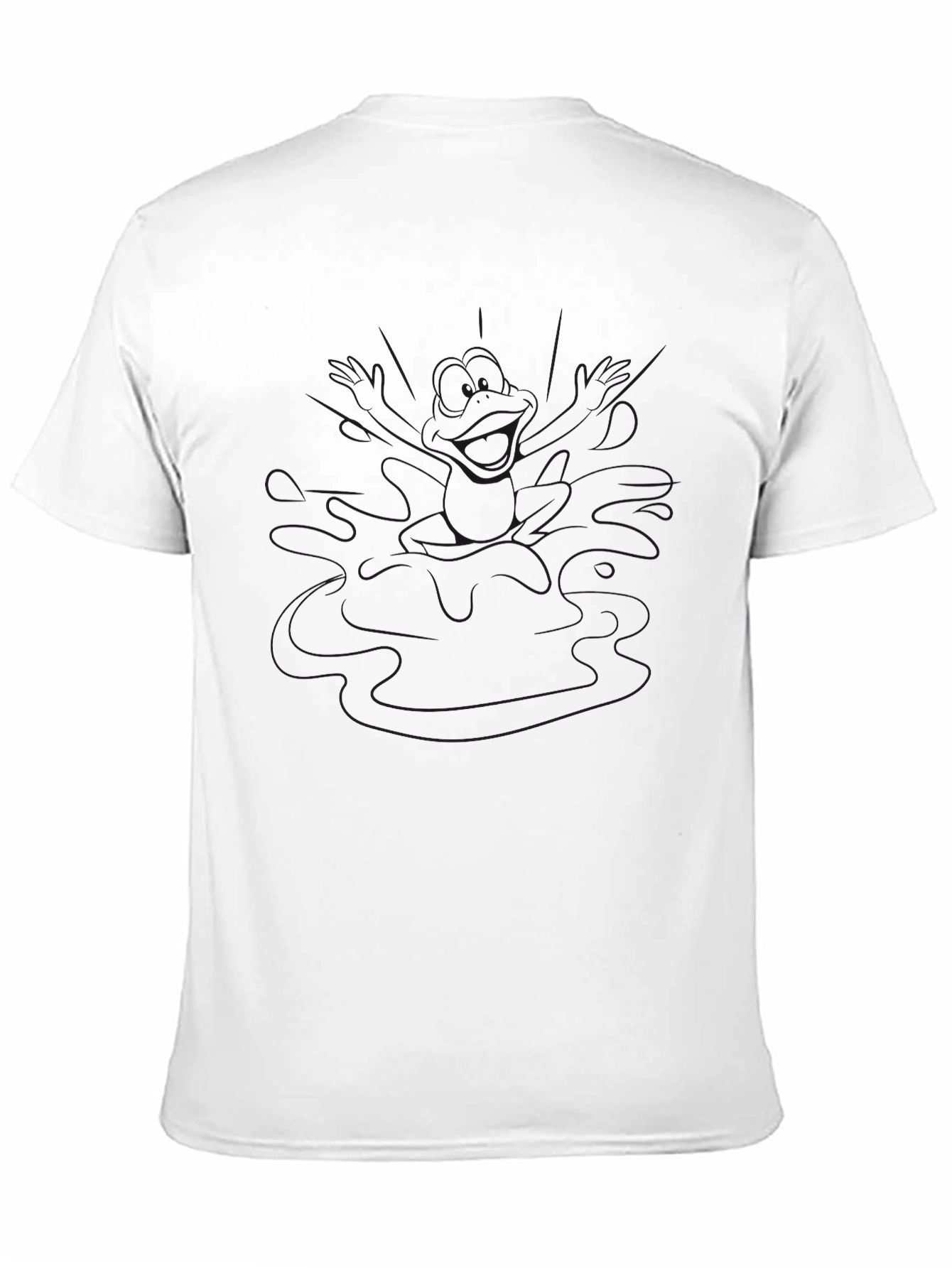 Black Men's Basic Black T-Shirt - Everyday Comfort view 11