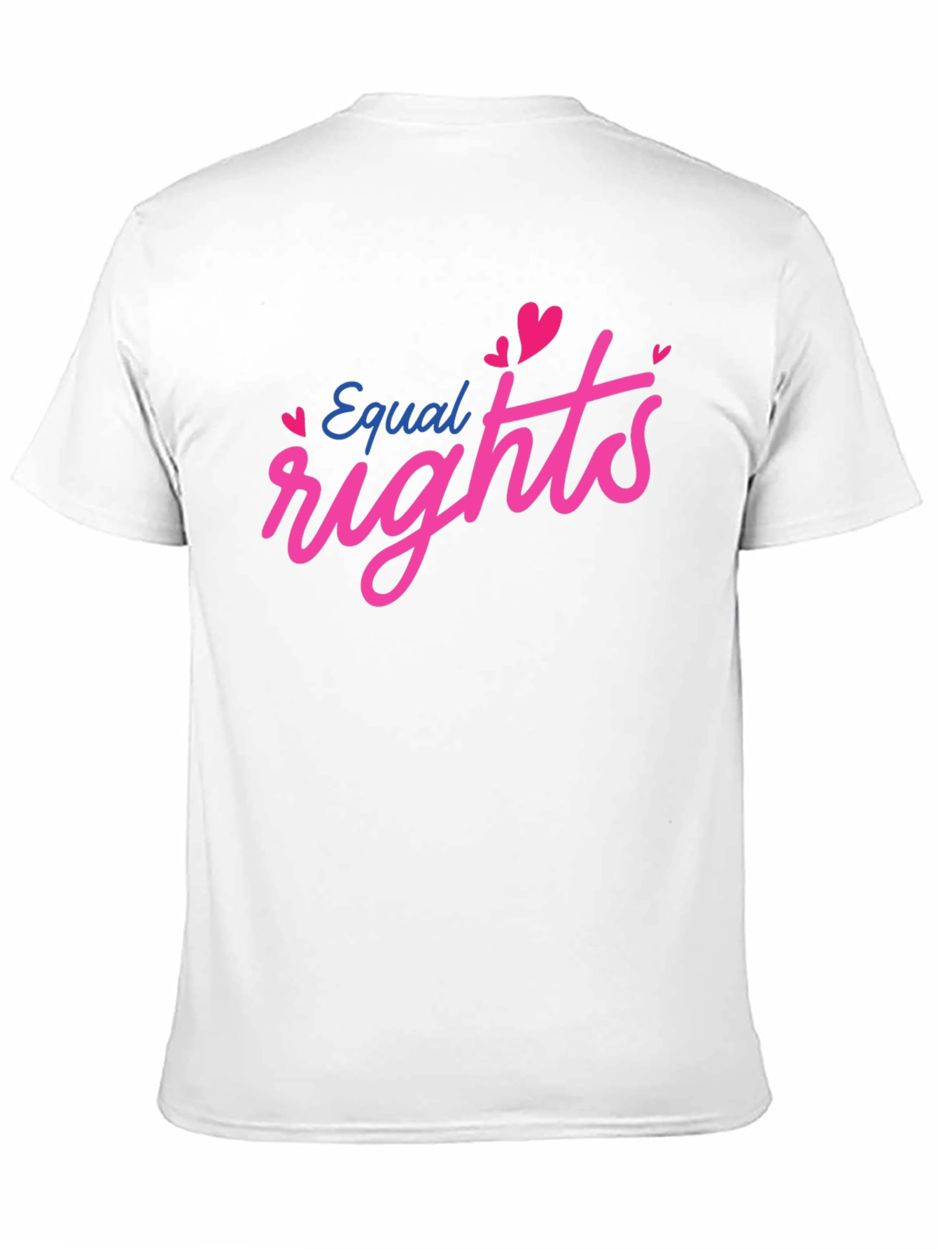 Black Equal Rights Heart Graphic Black T-Shirt view 11