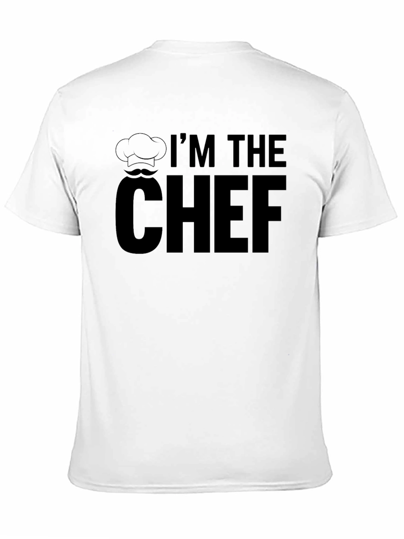 Black I'm the Chef T-Shirt, Funny Cook Tee view 11