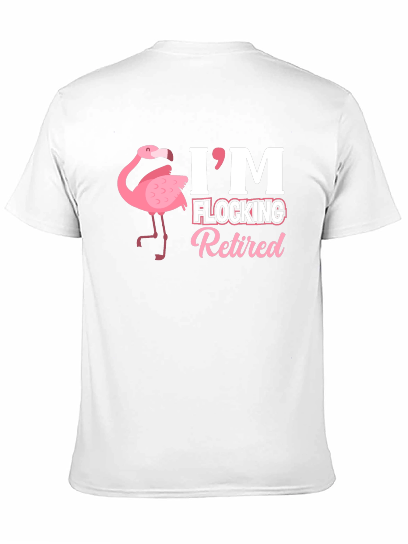 Black I'm Flocking Retired T-Shirt view 11