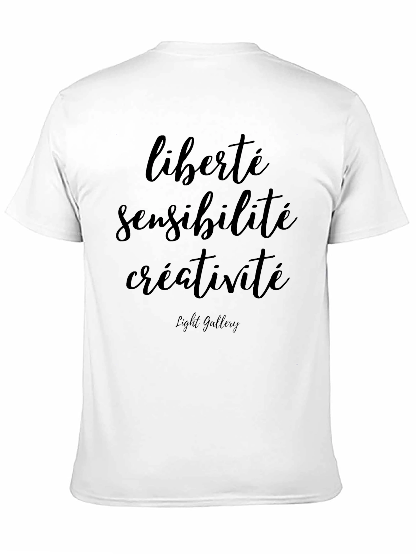 Black Liberté Sensibilité Créativité Black T-Shirt view 11