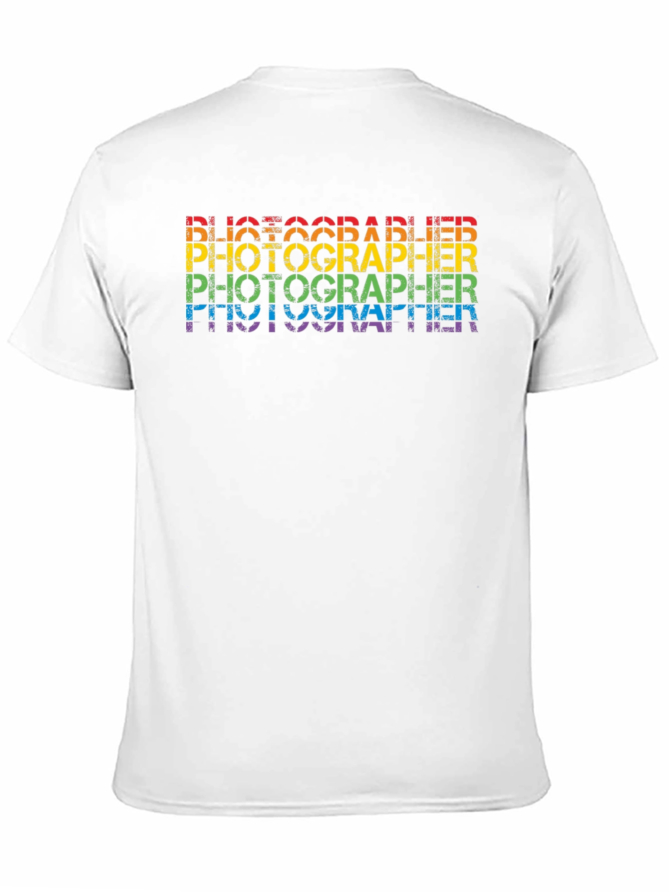 Black Photographer Pride Rainbow T-Shirt view 11