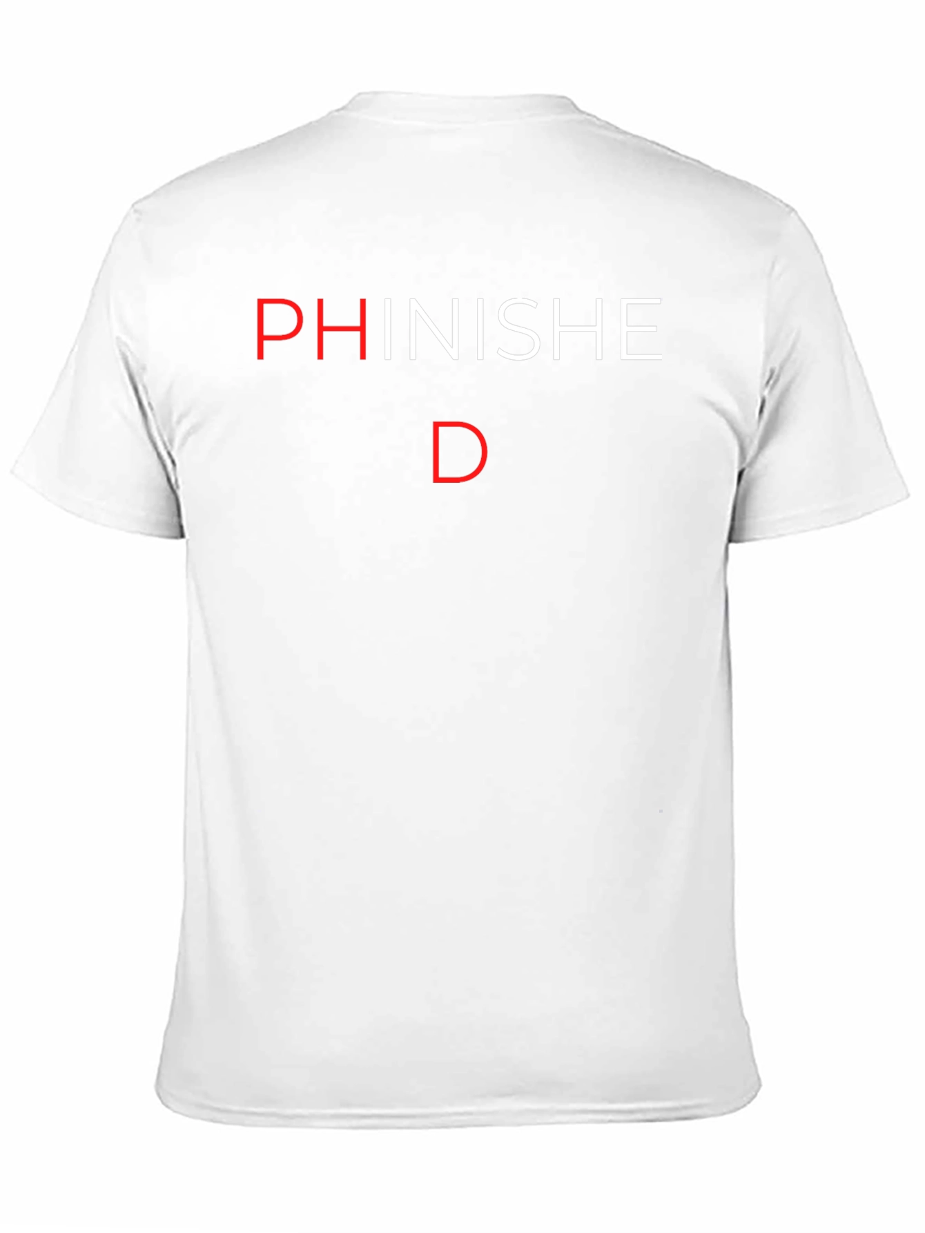 Black PHinisheD PhD Graduation T-Shirt view 11