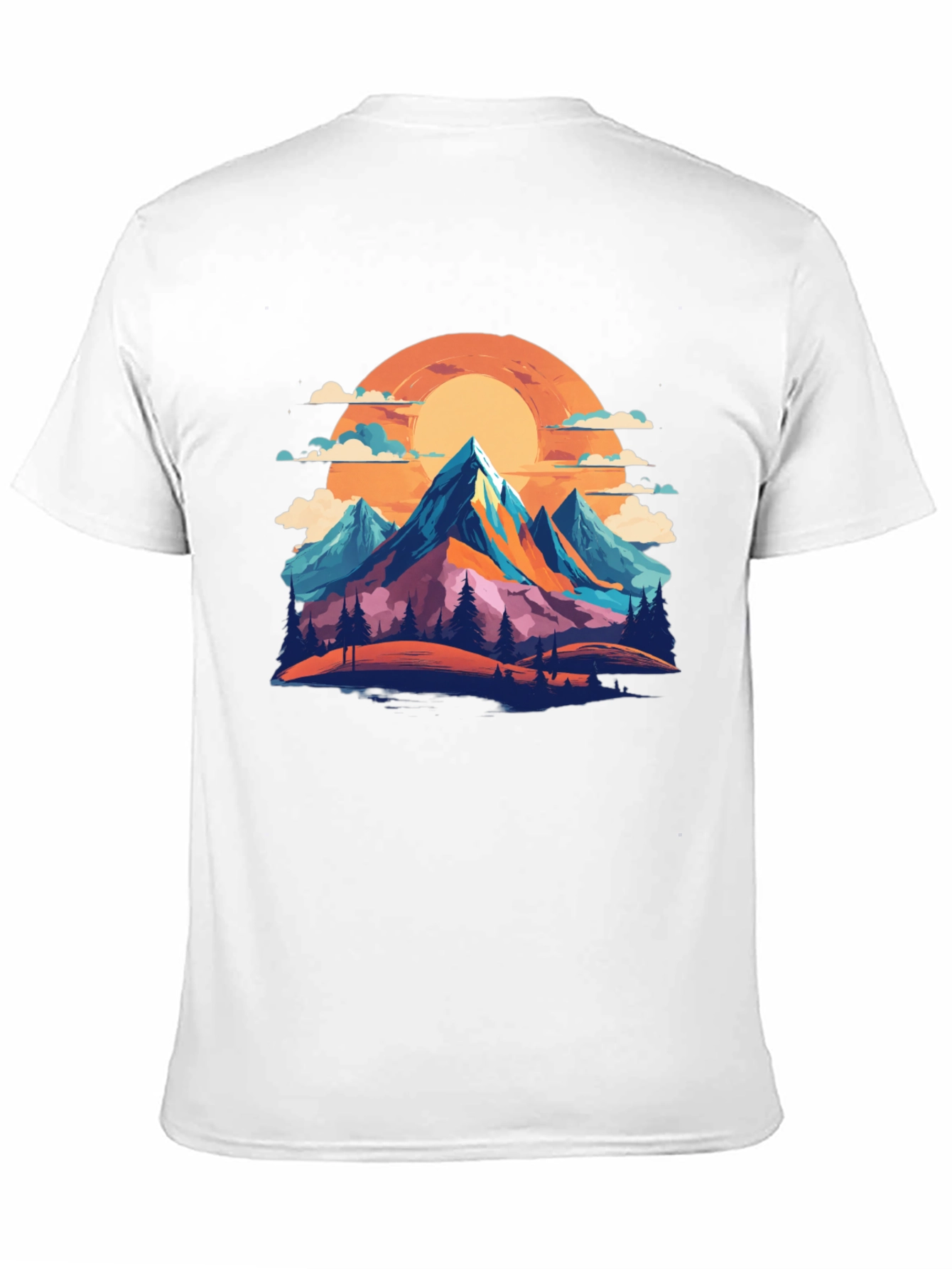 Black Mountain Sunset Graphic Tee view 11